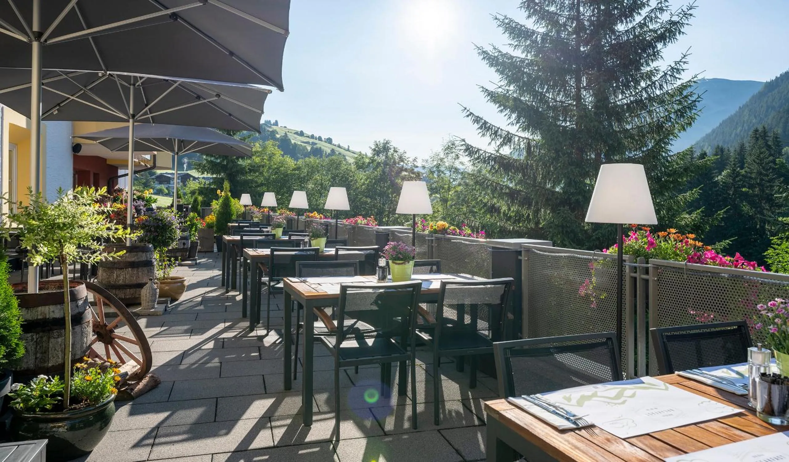 Balcony/Terrace in Hotel Residenz Hochalm - SKI IN -SKI OUT