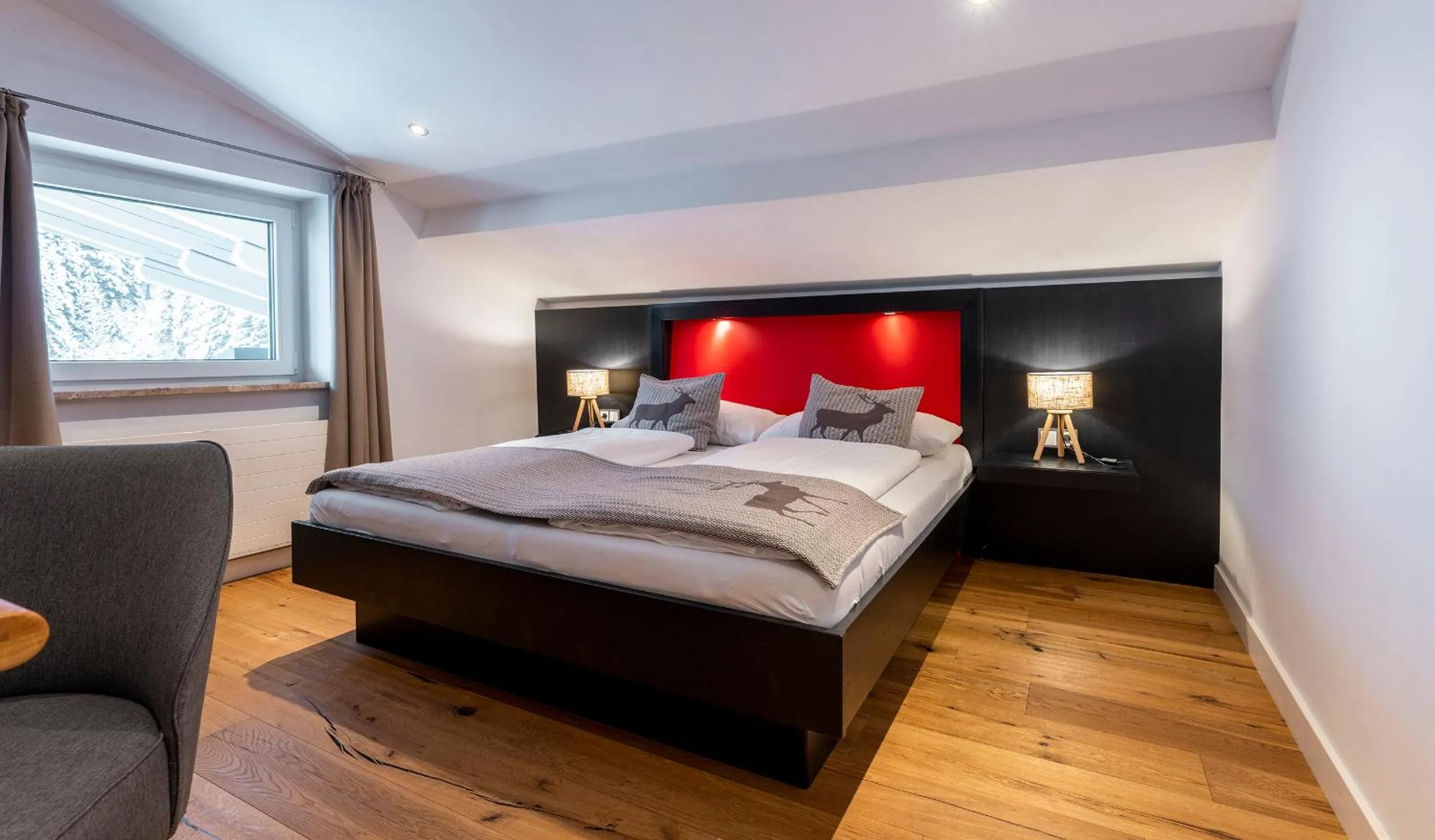 Bed in Hotel Residenz Hochalm - SKI IN -SKI OUT