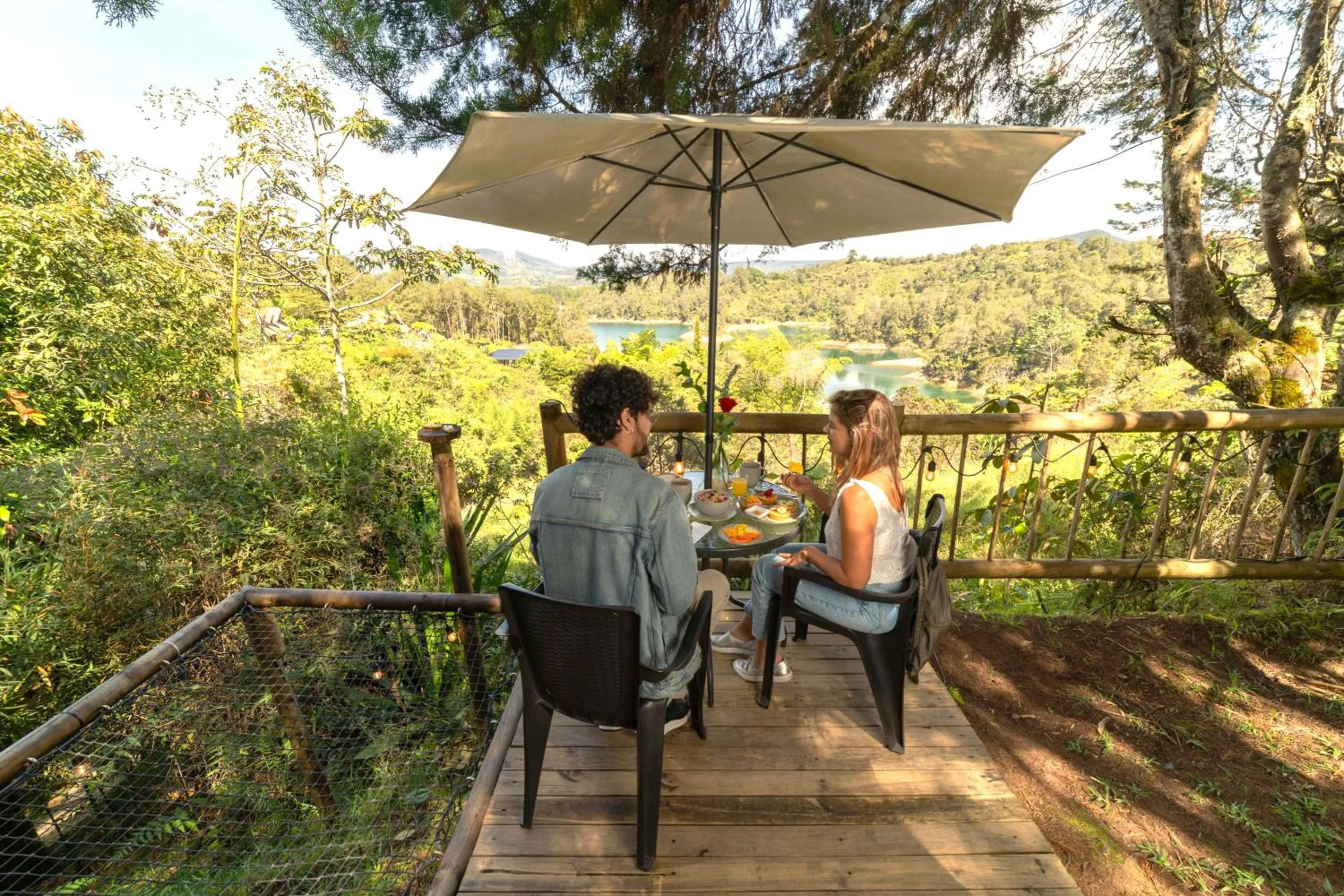 Balcony/Terrace in Levit Glamping - Hotel Guatapé Peñol