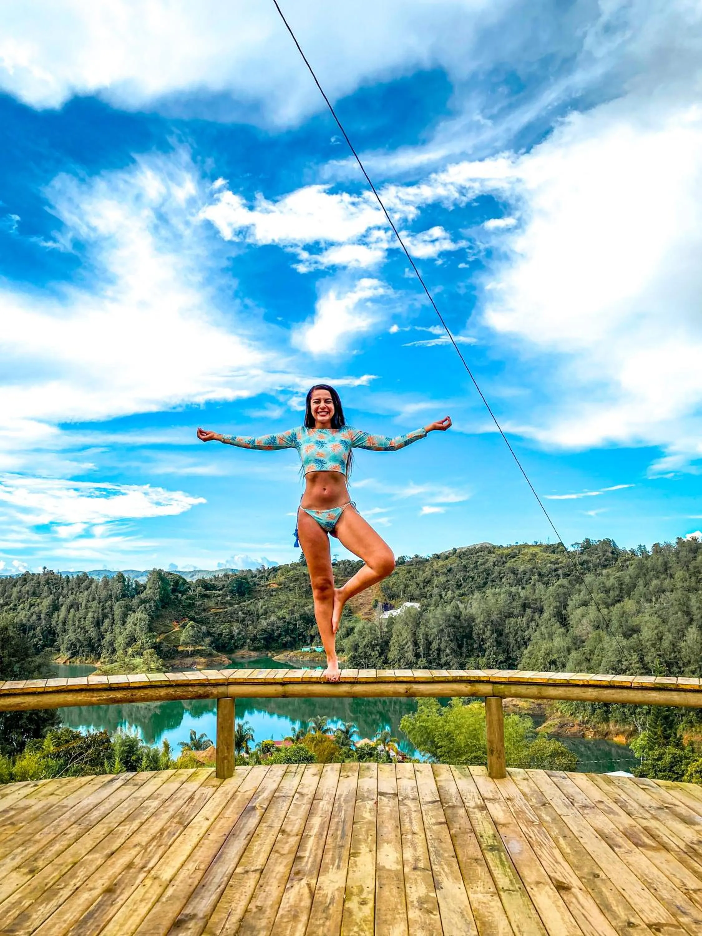 Balcony/Terrace in Levit Glamping - Hotel Guatapé Peñol