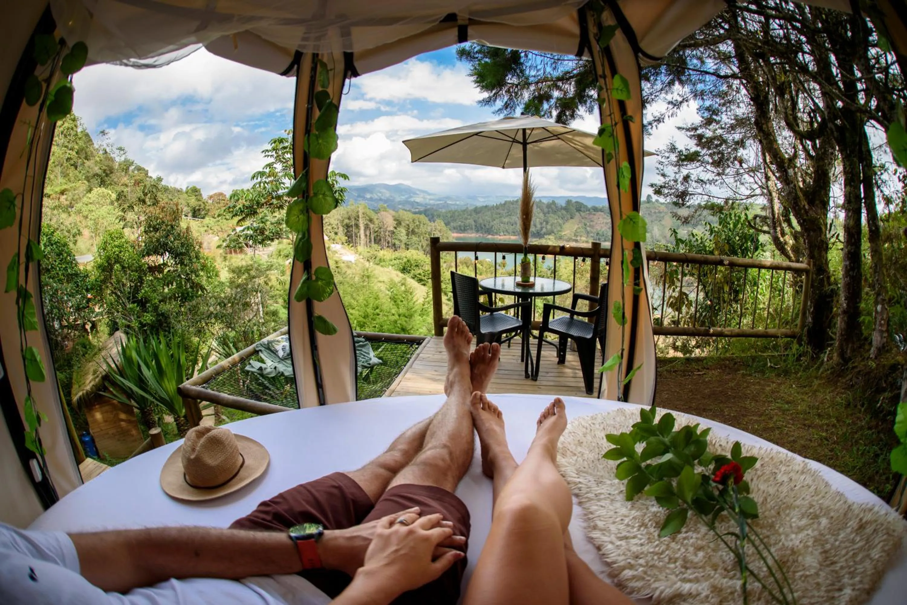 Bed in Levit Glamping - Hotel Guatapé Peñol