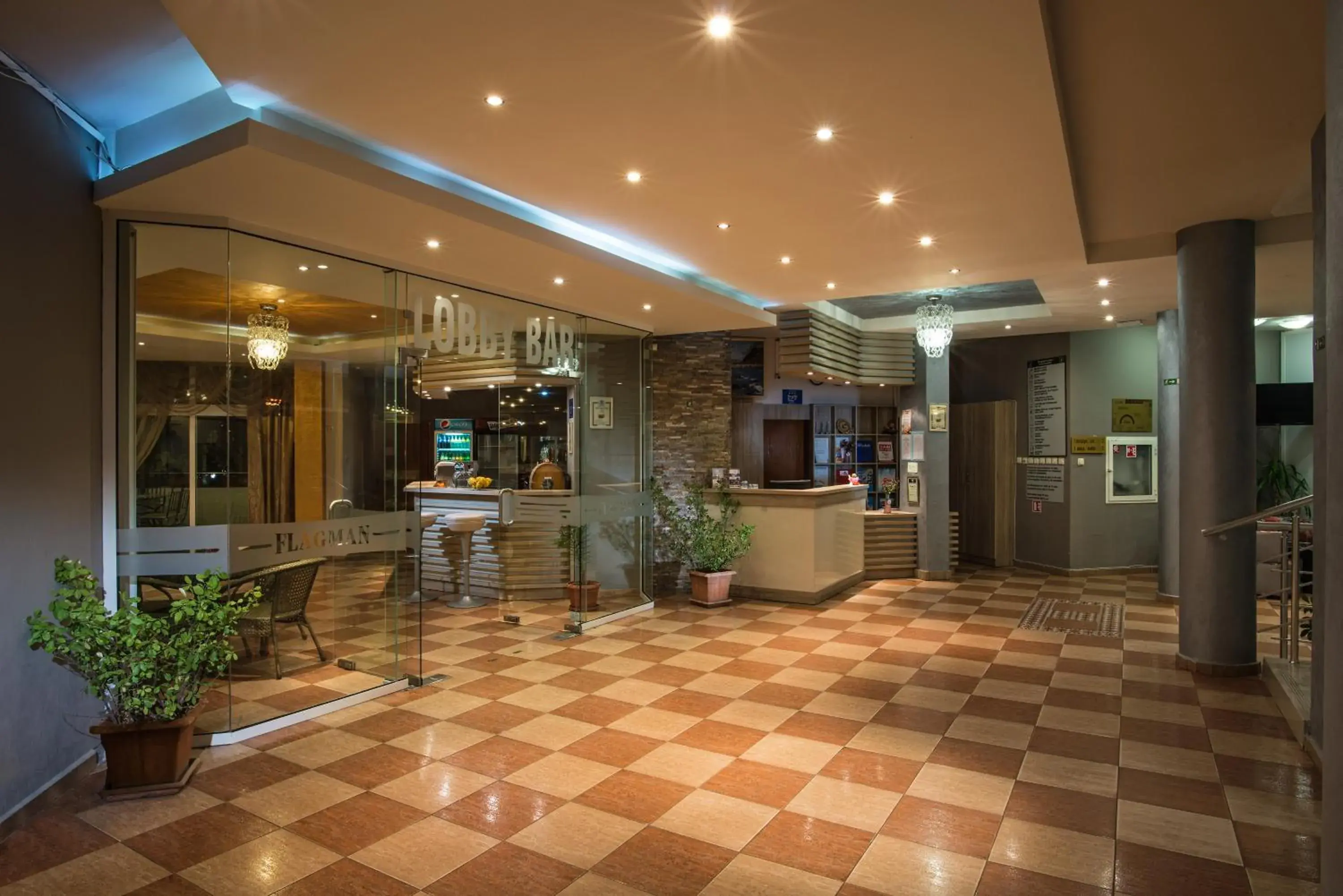 Lobby or reception in Flagman Hotel Lobby or reception in Flagman Hotel