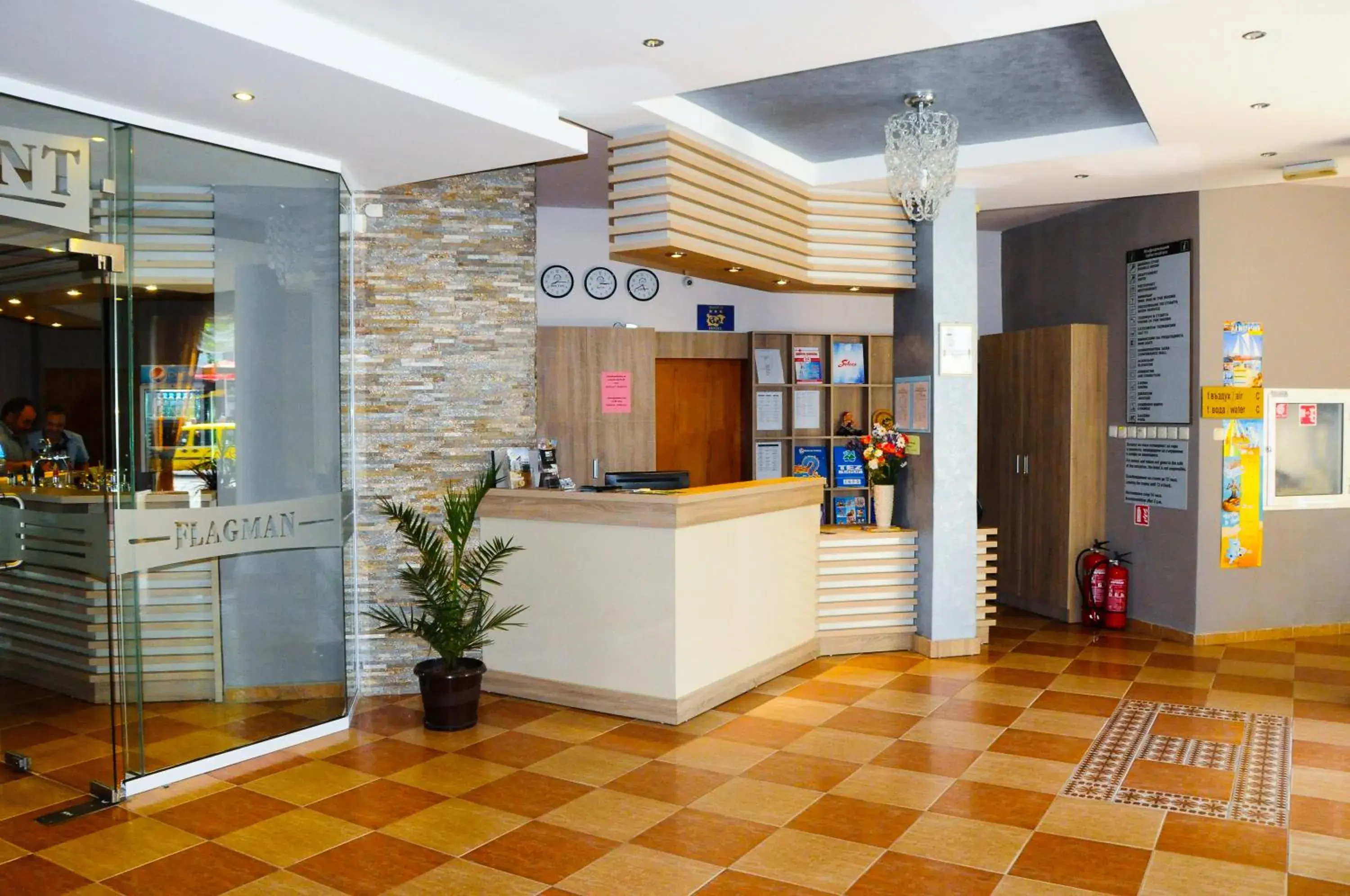 Lobby or reception in Flagman Hotel Lobby or reception in Flagman Hotel