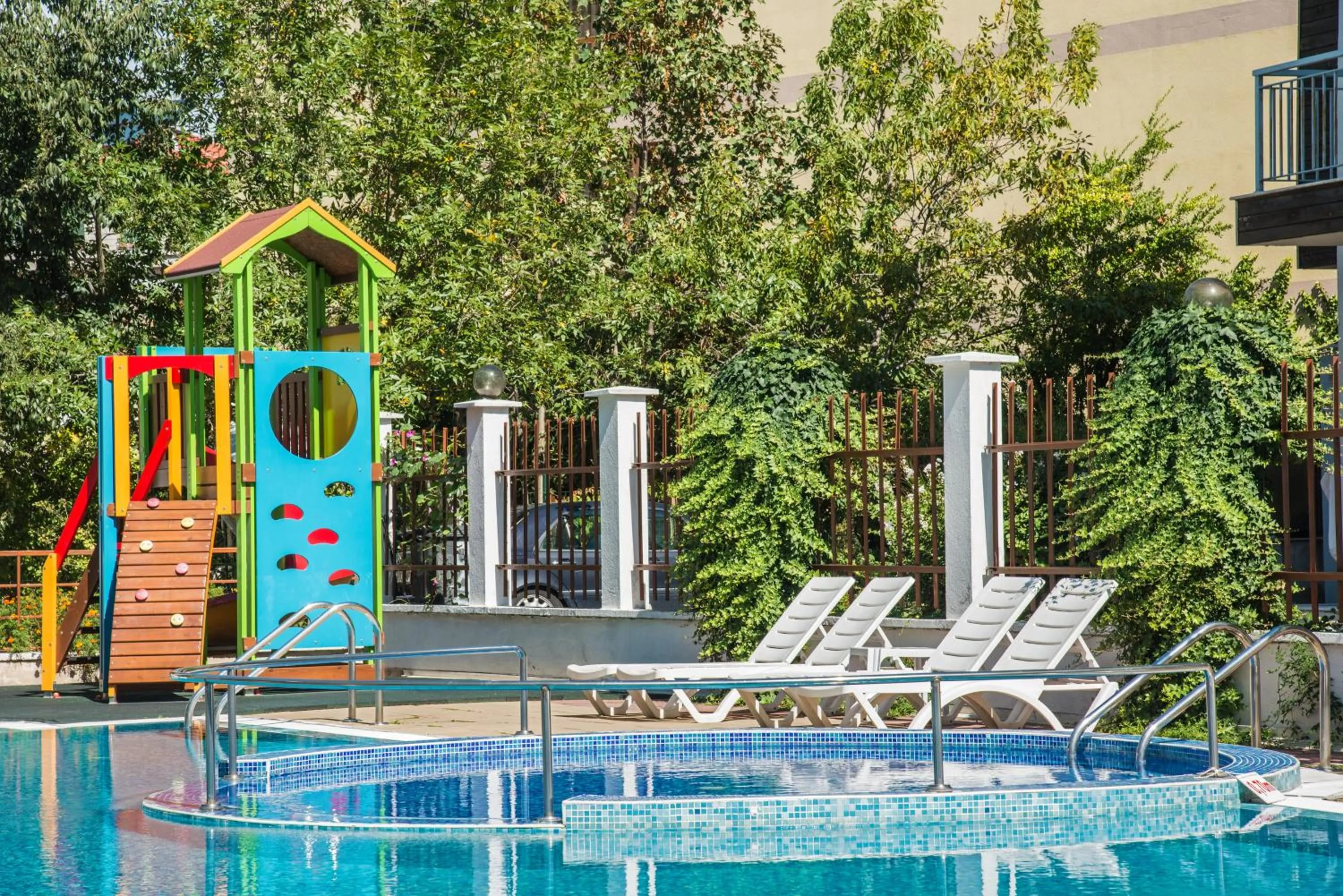 Patio in Flagman Hotel