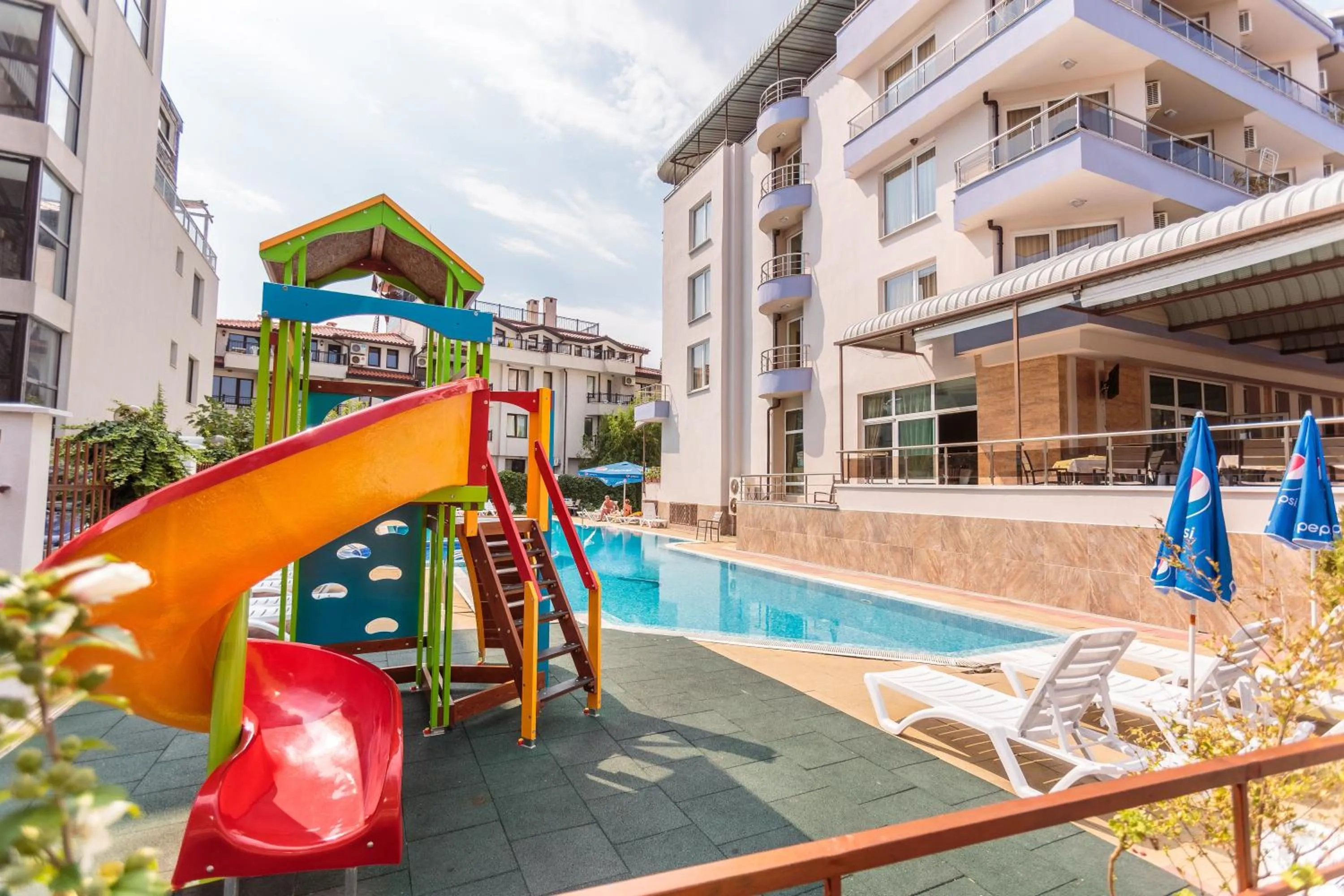 Children play ground in Flagman Hotel