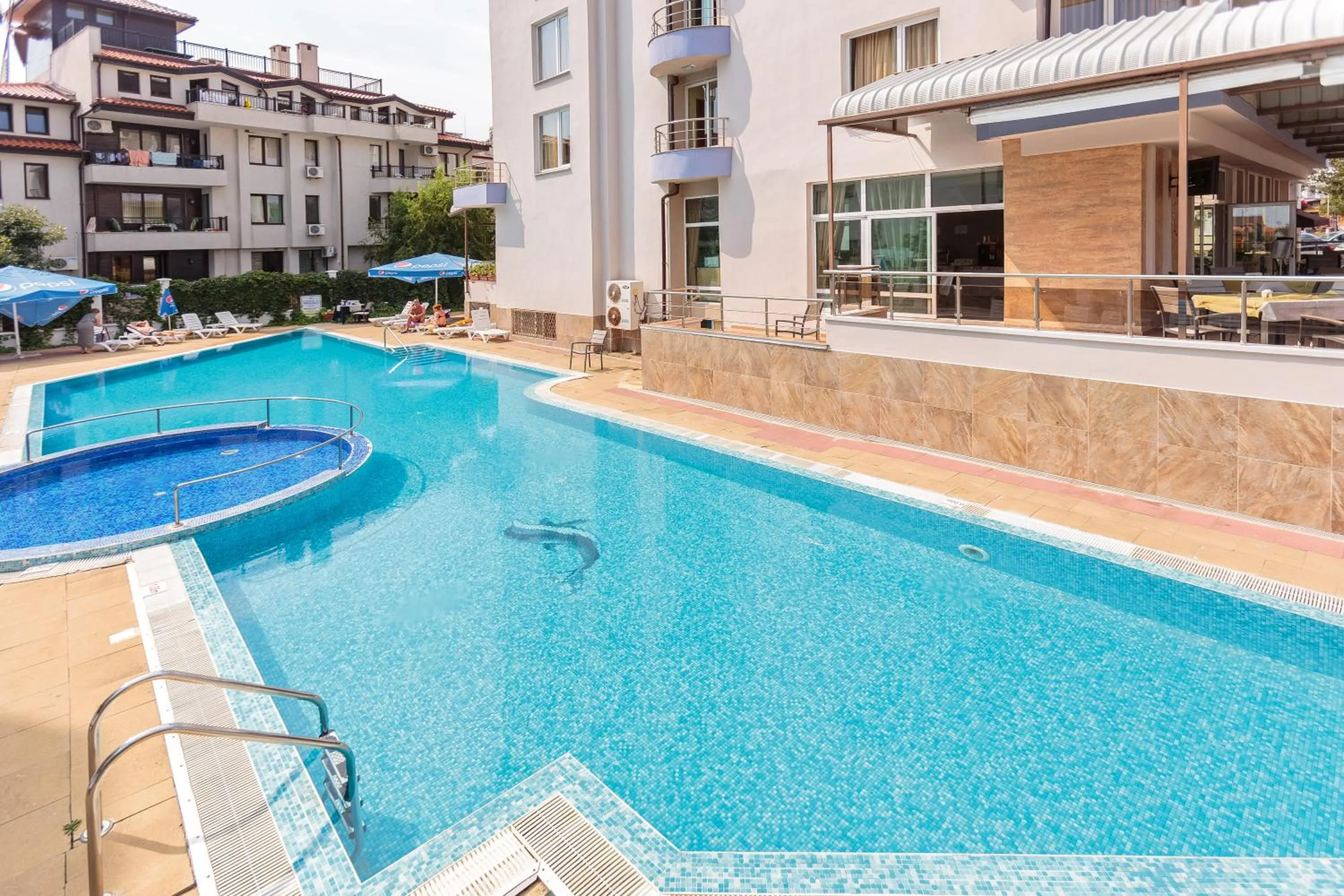 Swimming pool in Flagman Hotel
