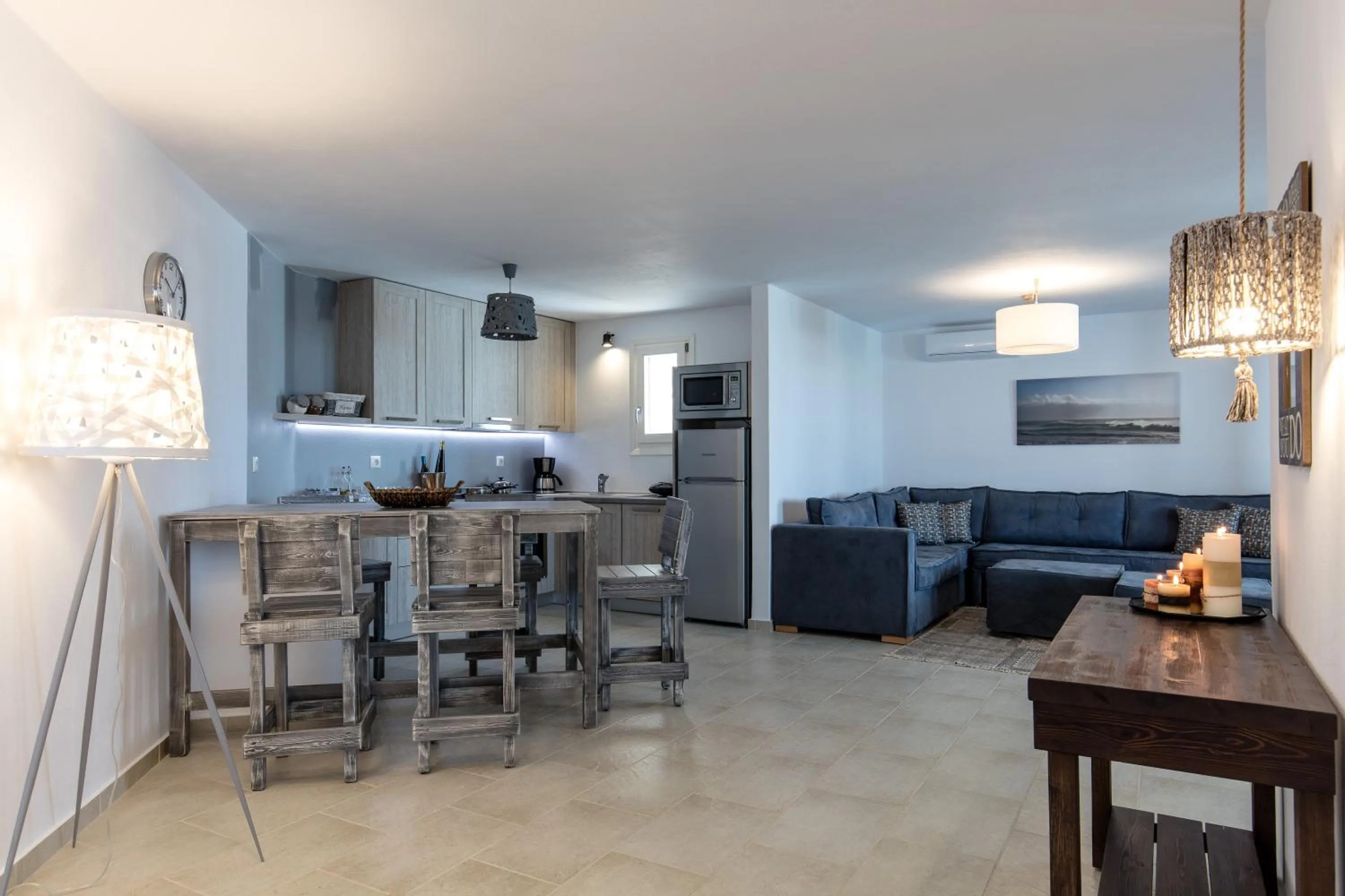 Kitchen or kitchenette in Apricot and Sea Luxury Villas