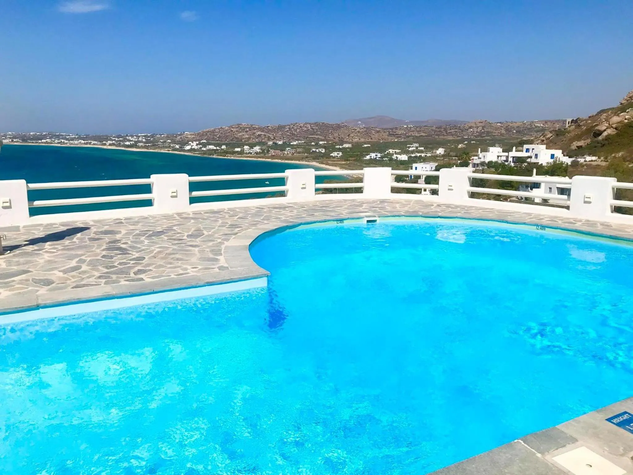 Pool view in Apricot and Sea Luxury Villas