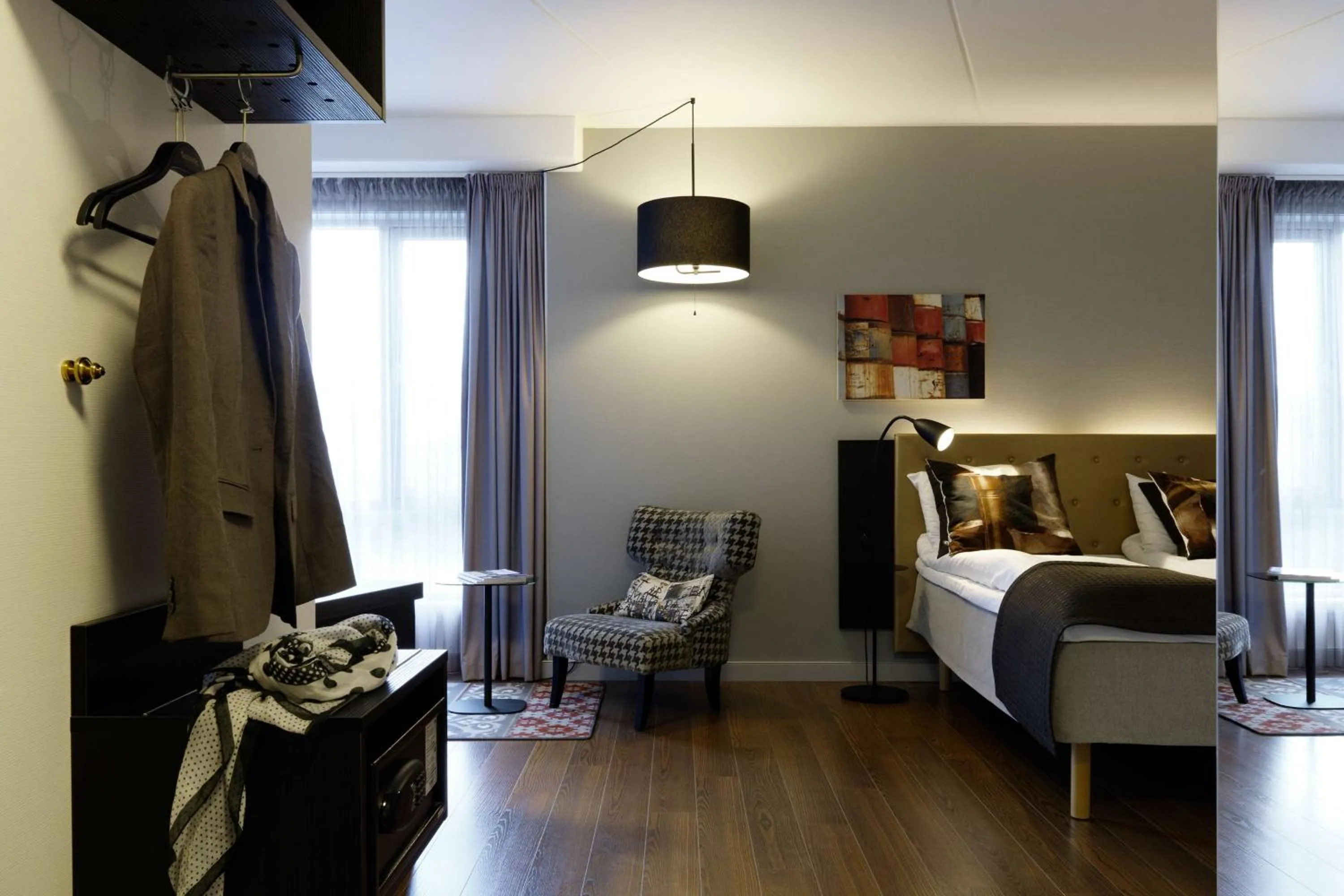 Photo of the whole room, Bed in Scandic Stavanger Forus