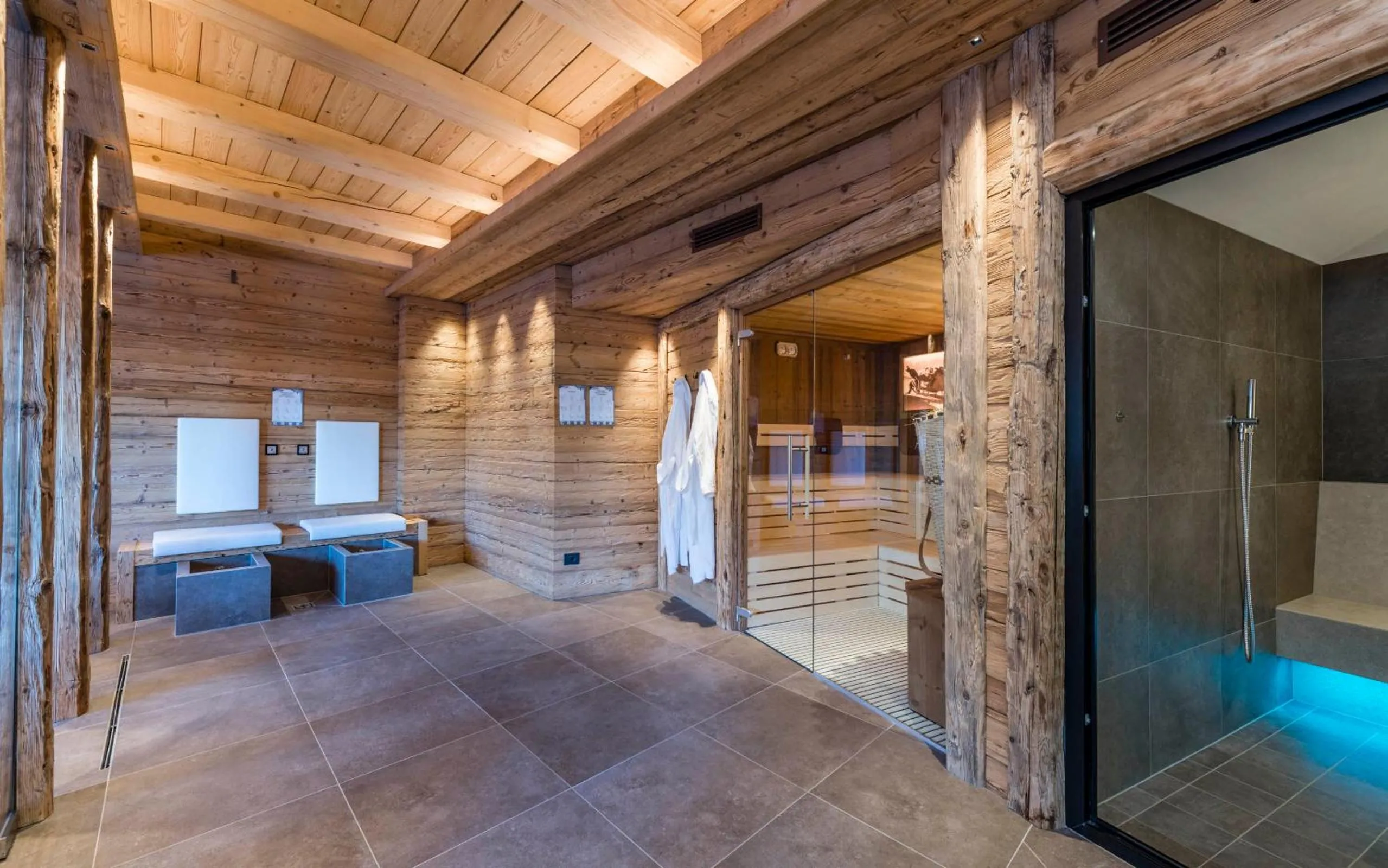 Sauna in Hotel La Pineta