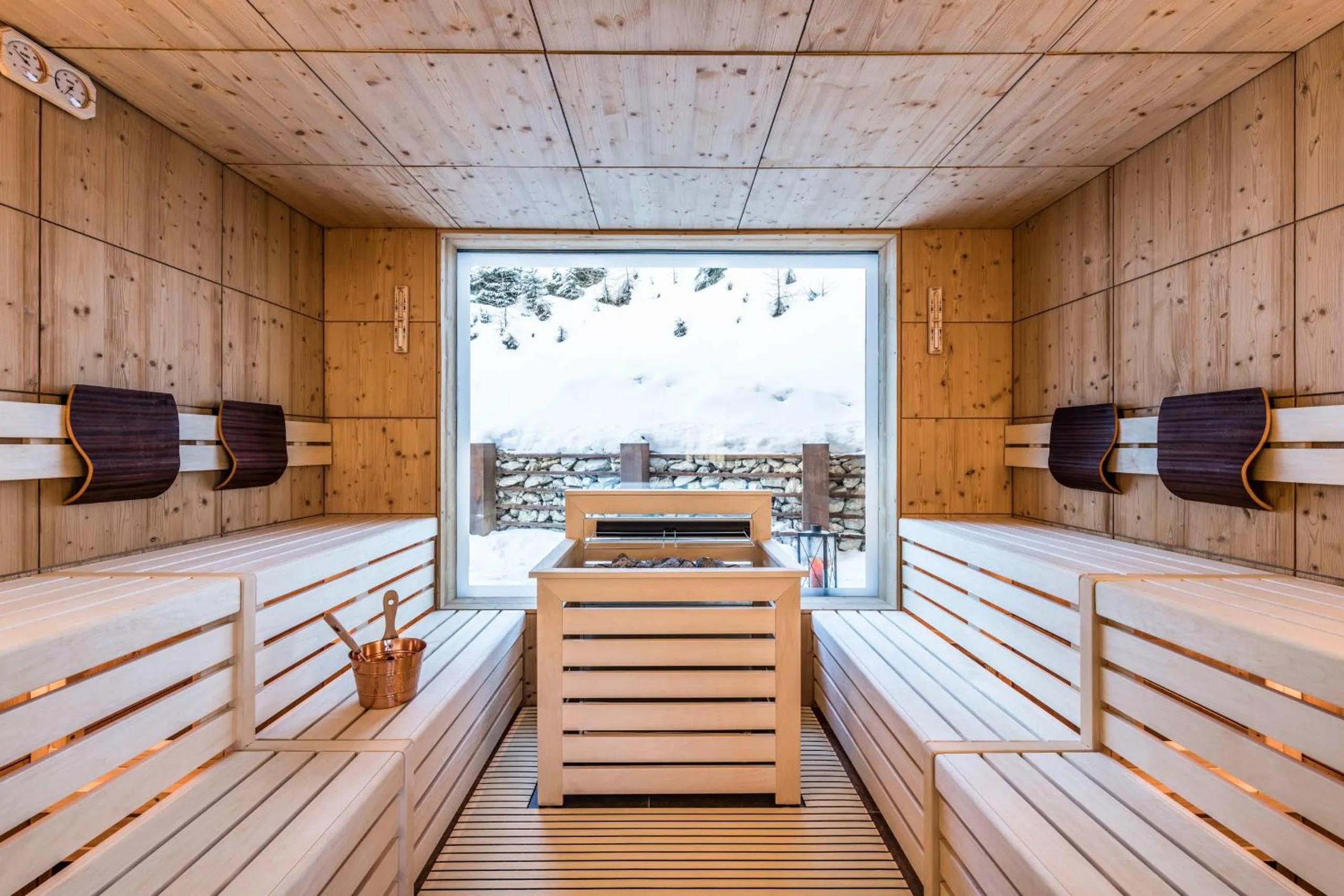 Sauna in Hotel La Pineta