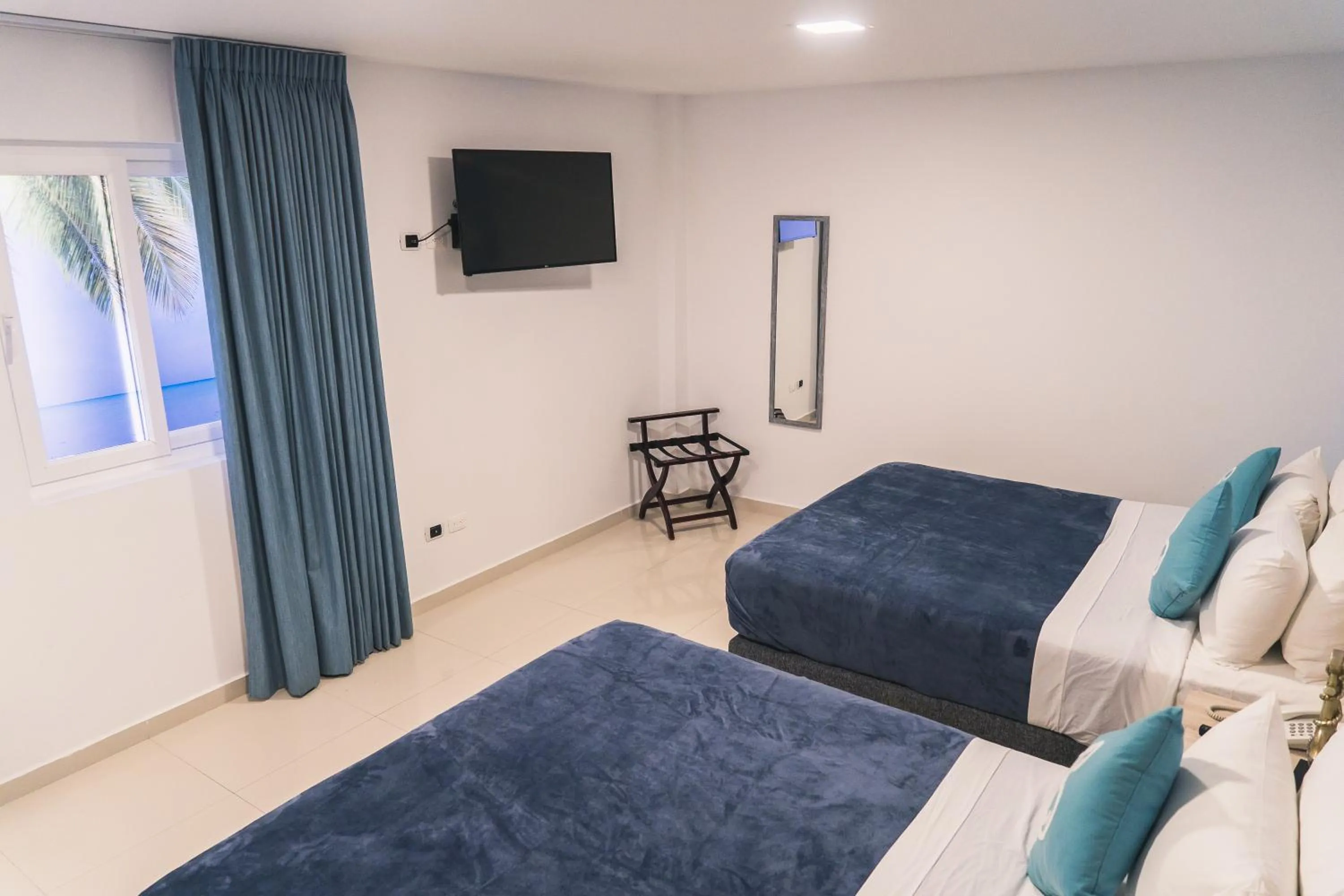 Bed in Sea Colors Hotel