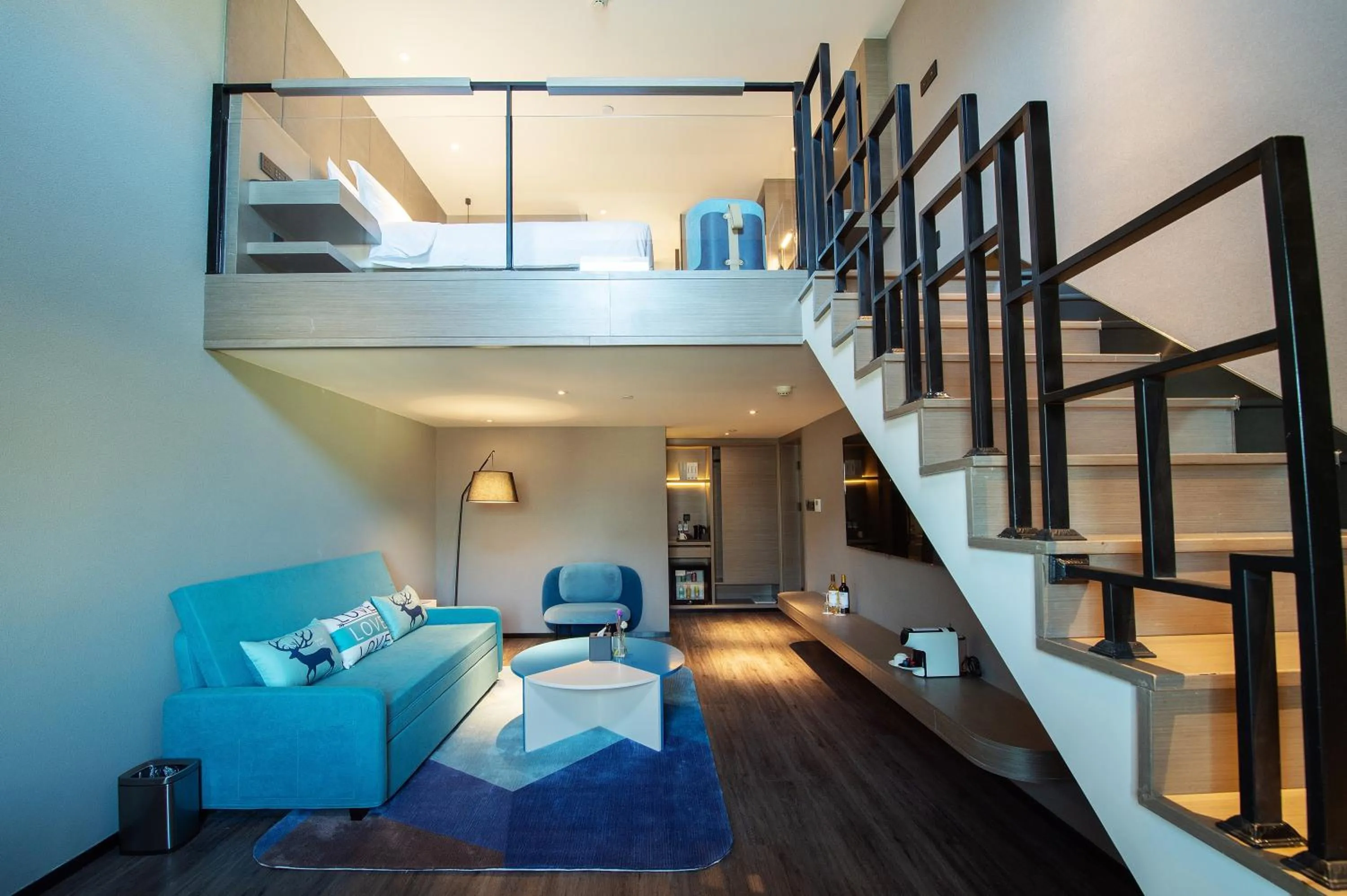 Living room, Bed in Mercure Harbin Central Street Sophia Church