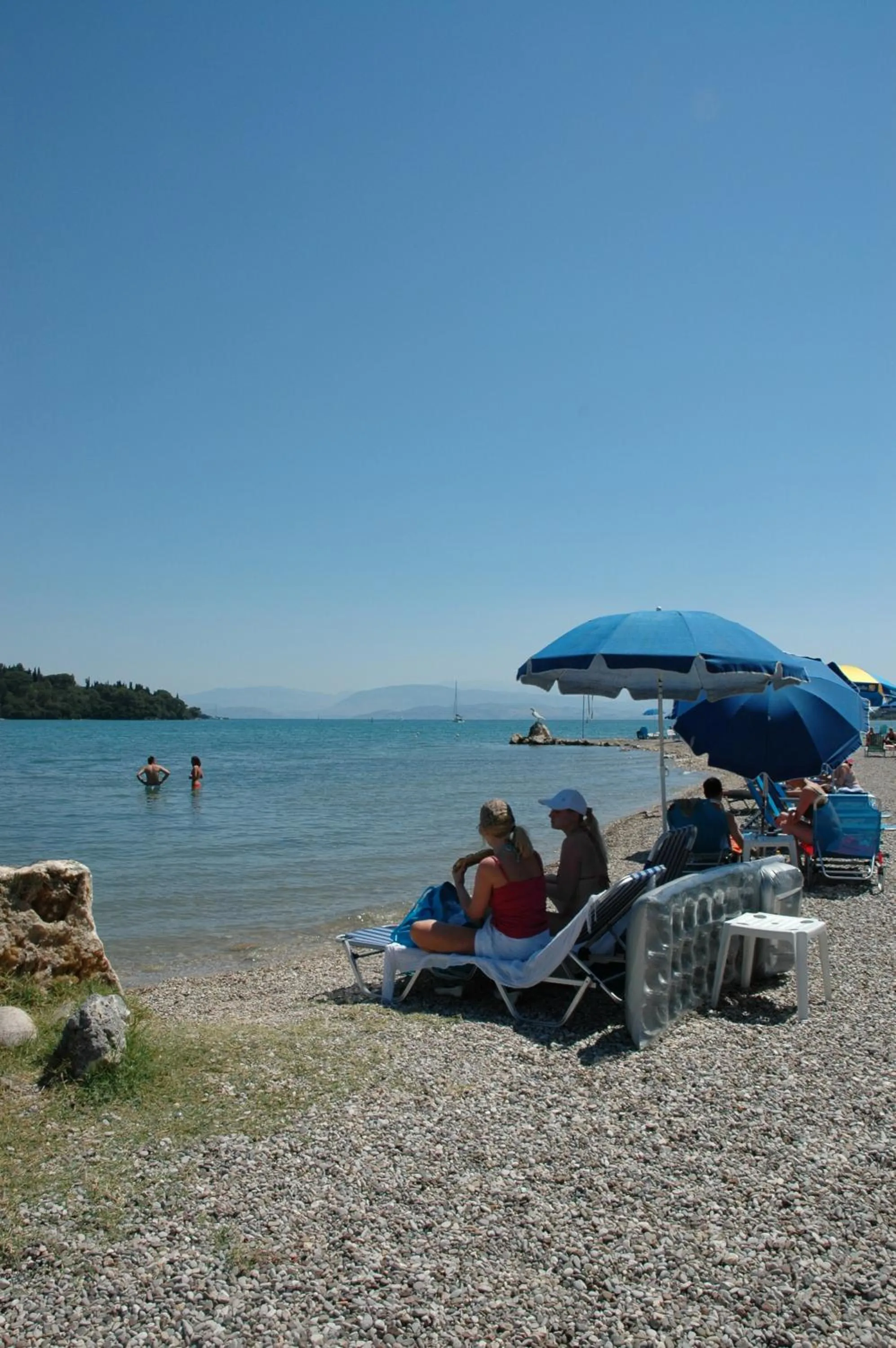 Beach in Iliada Beach Hotel
