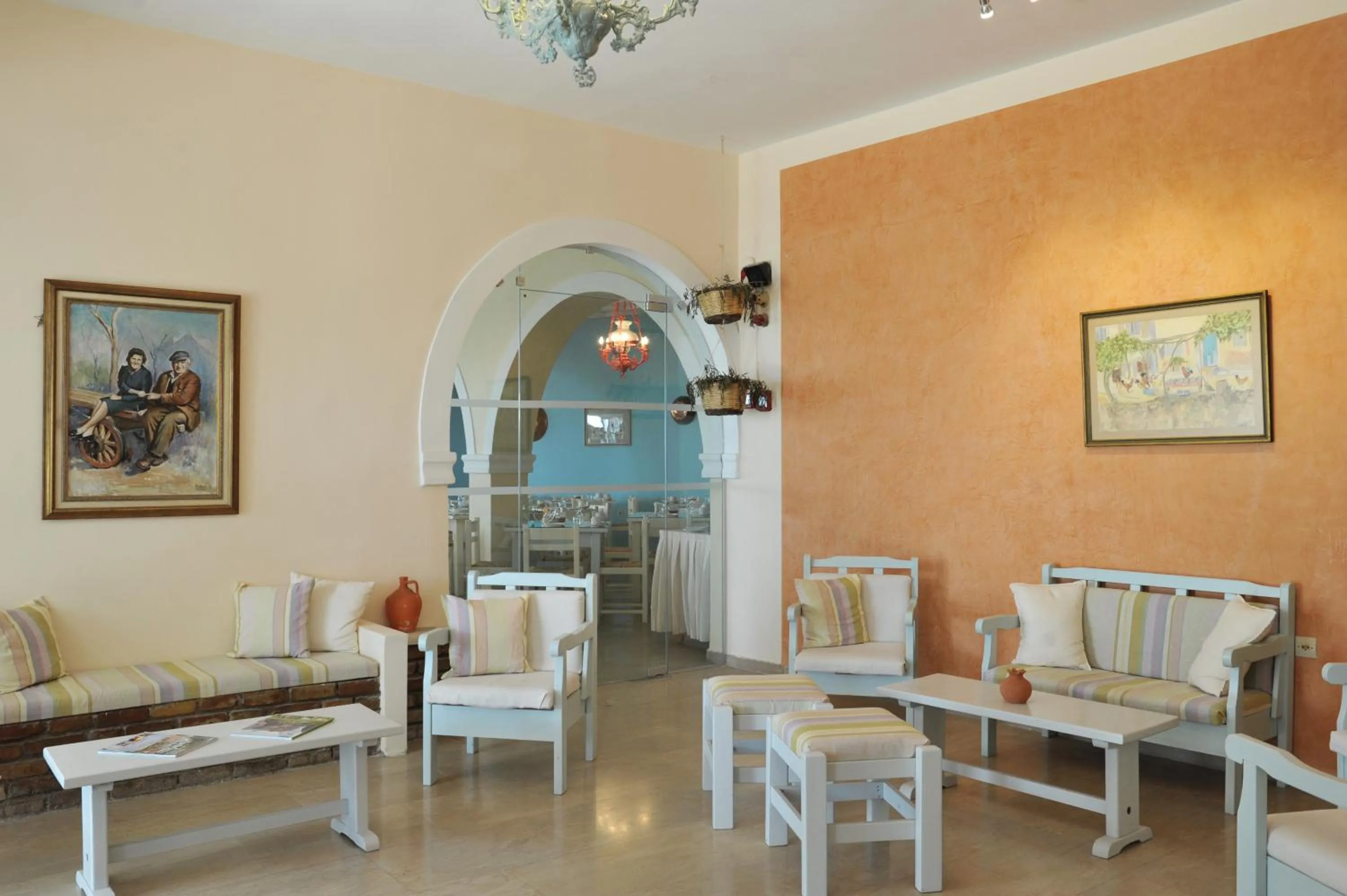Lobby or reception in Iliada Beach Hotel