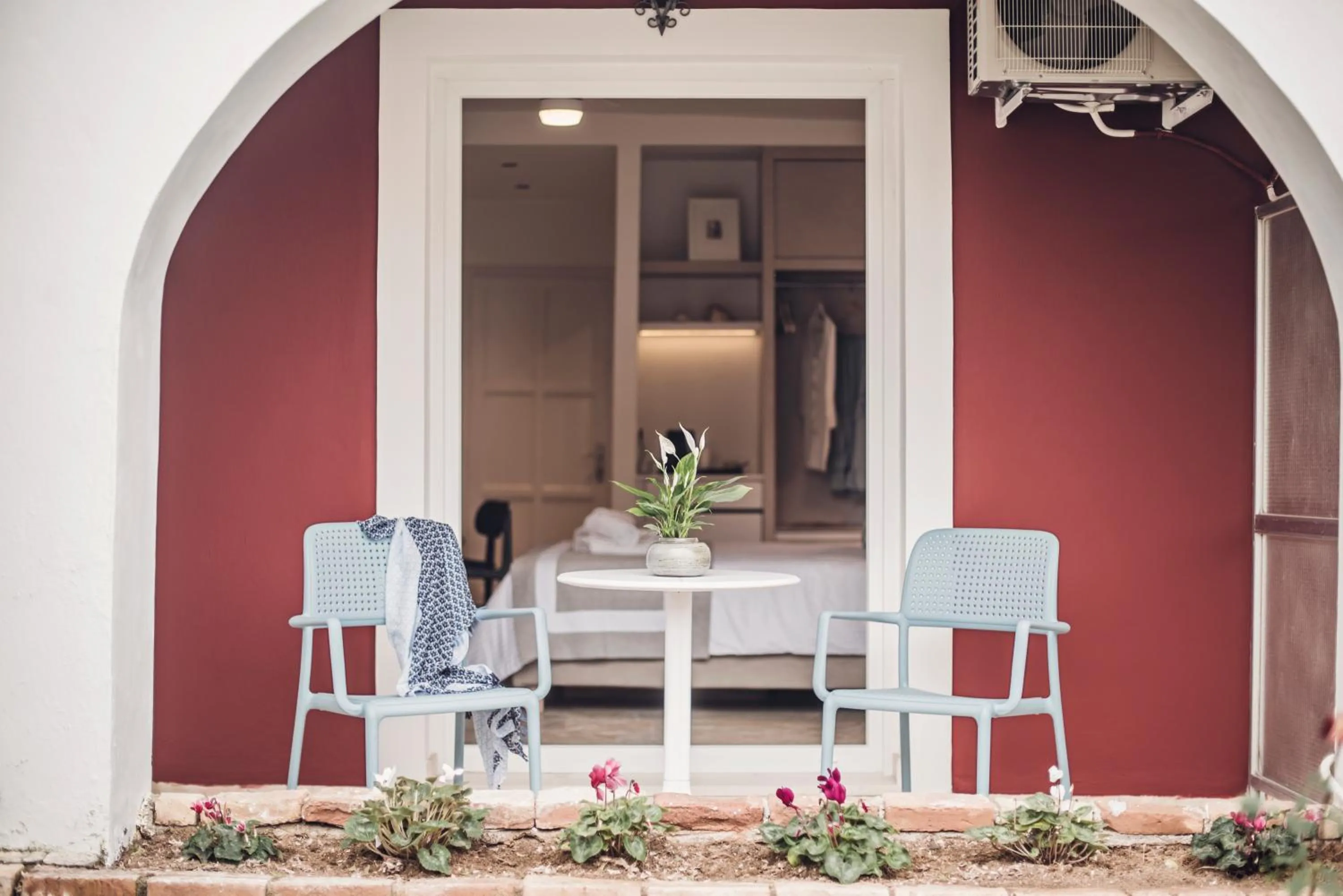 Balcony/Terrace in Iliada Beach Hotel