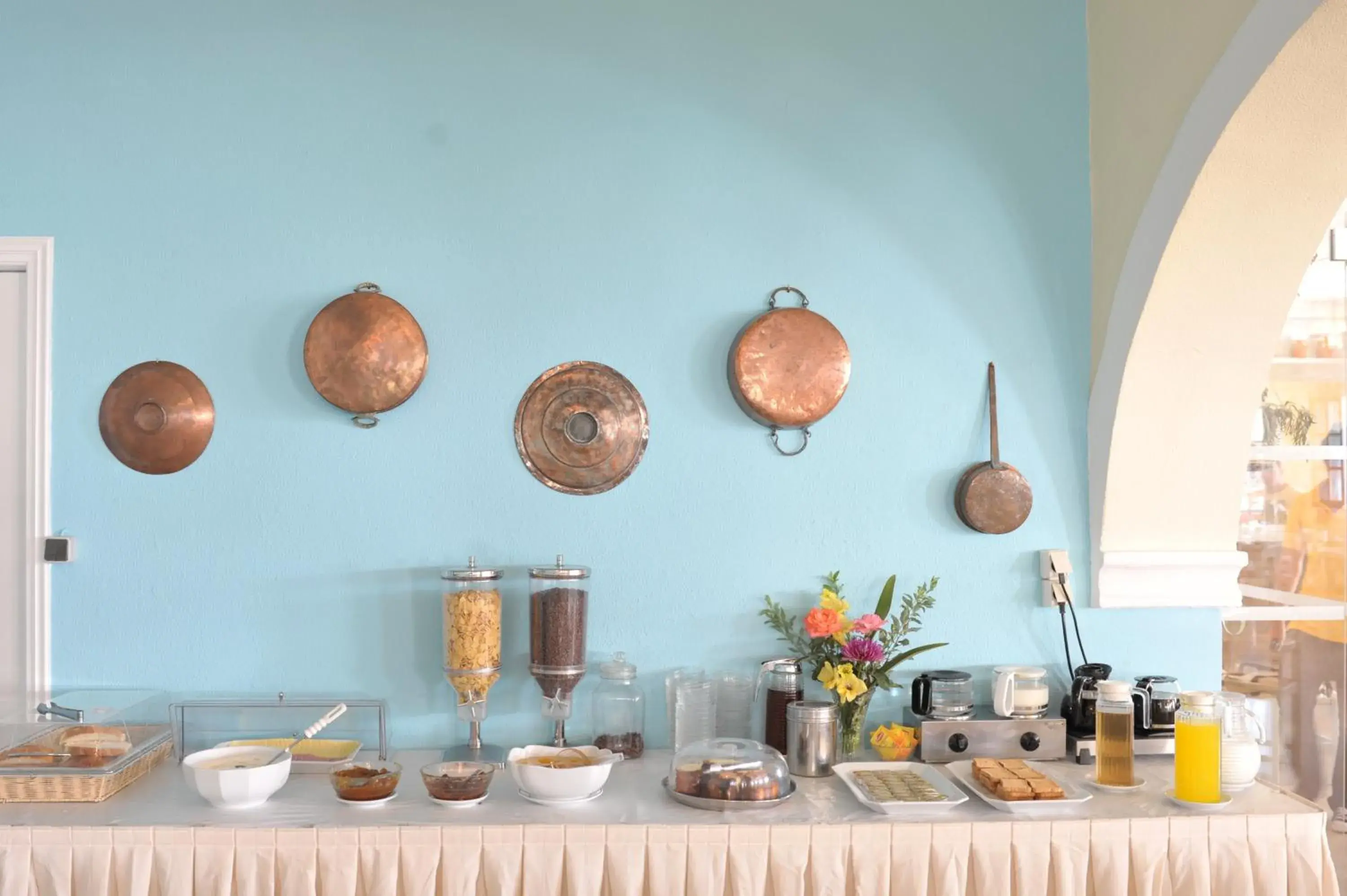 Continental breakfast in Iliada Beach Hotel Continental breakfast in Iliada Beach Hotel