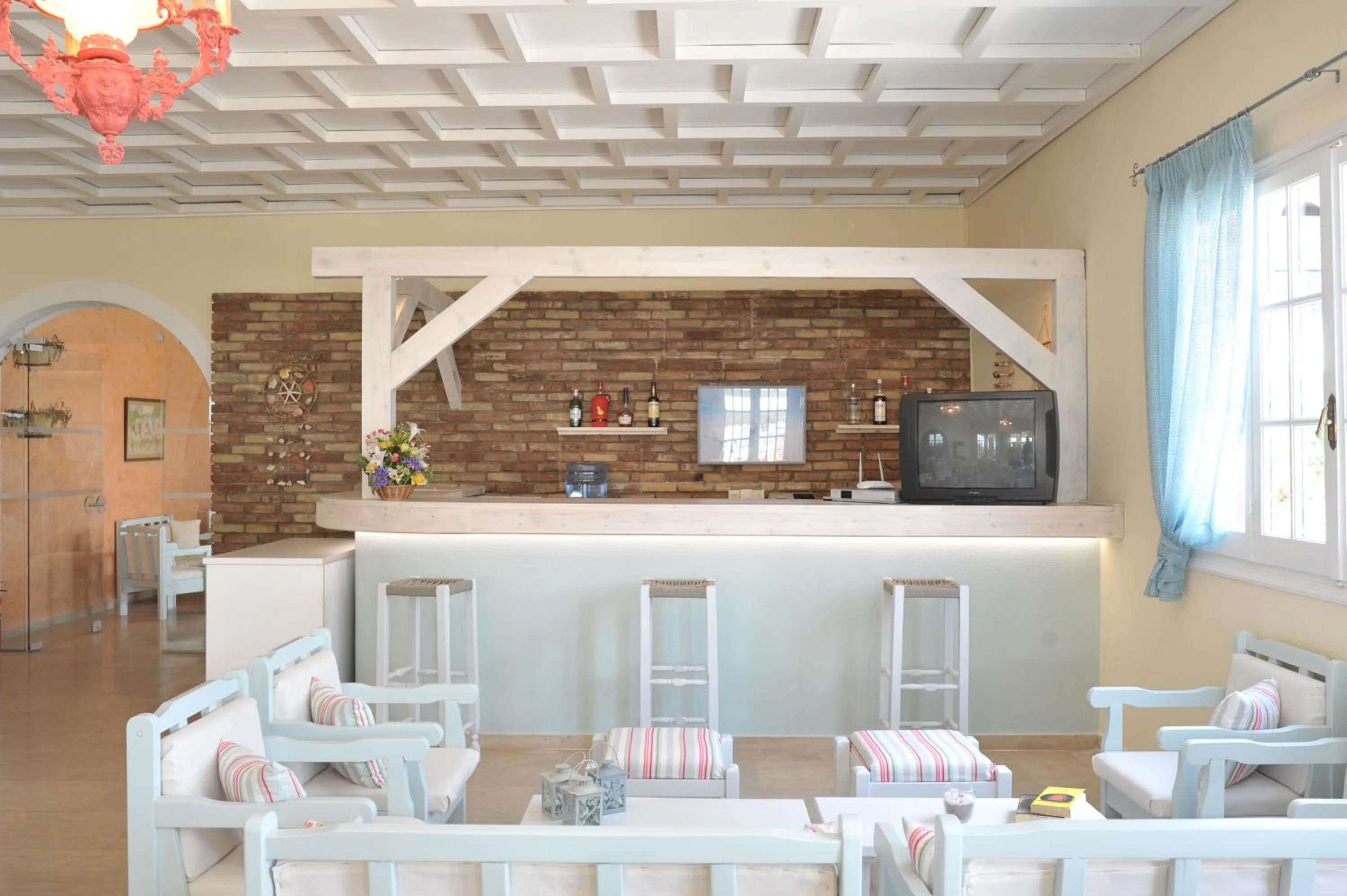 Lounge or bar in Iliada Beach Hotel