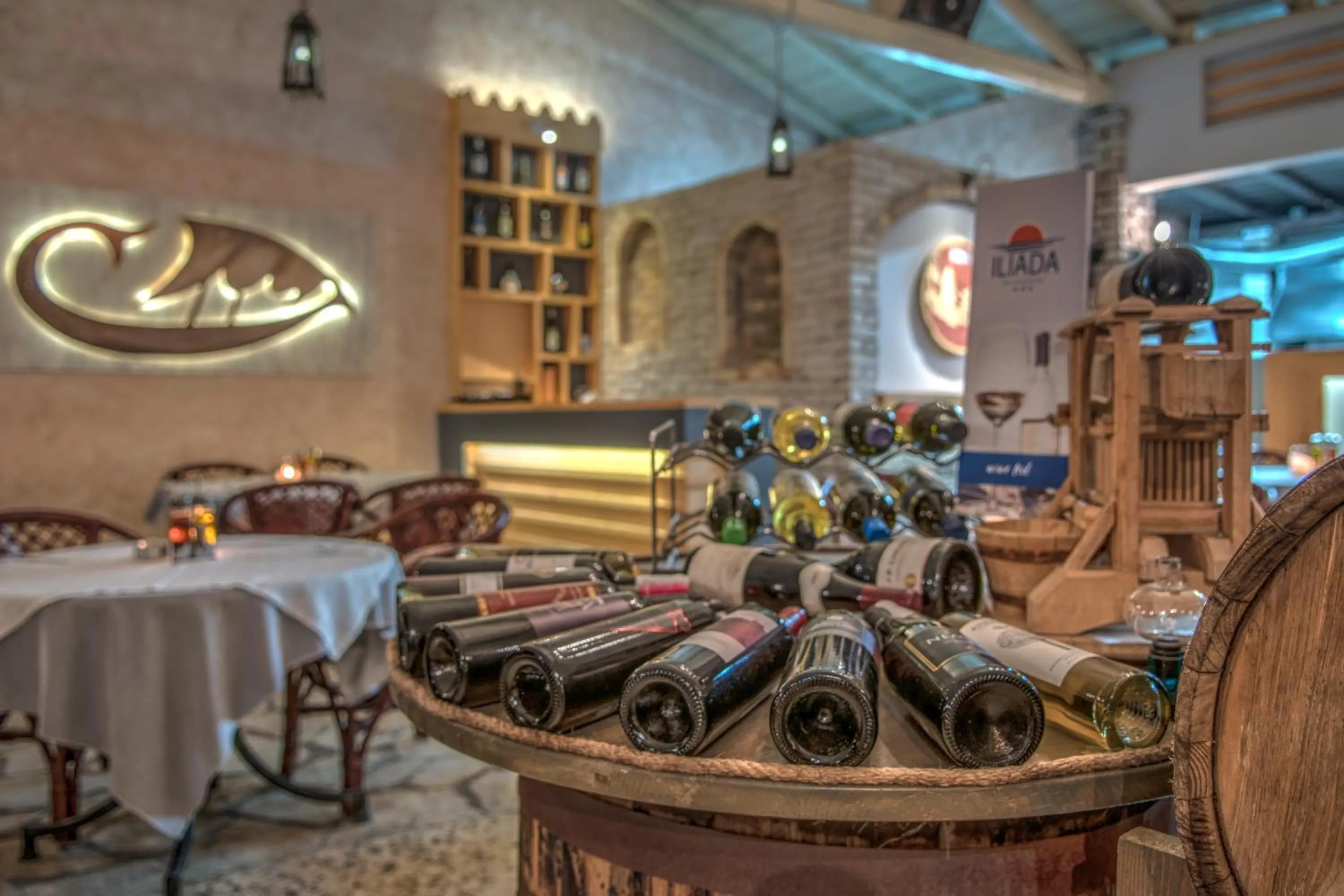 Alcoholic drinks in Iliada Beach Hotel