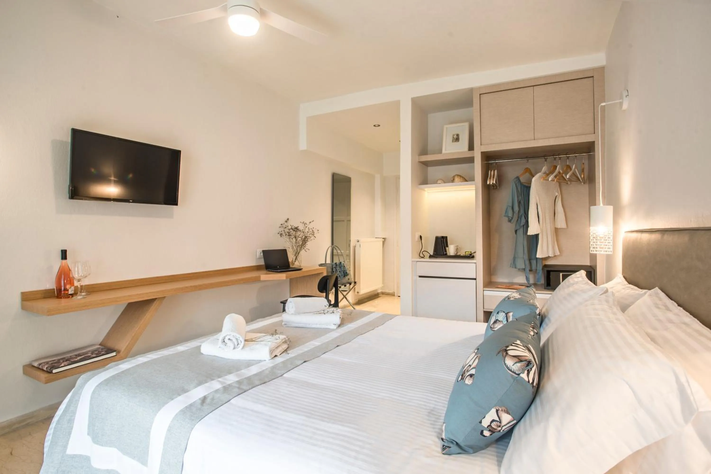 Photo of the whole room, Bed in Iliada Beach Hotel