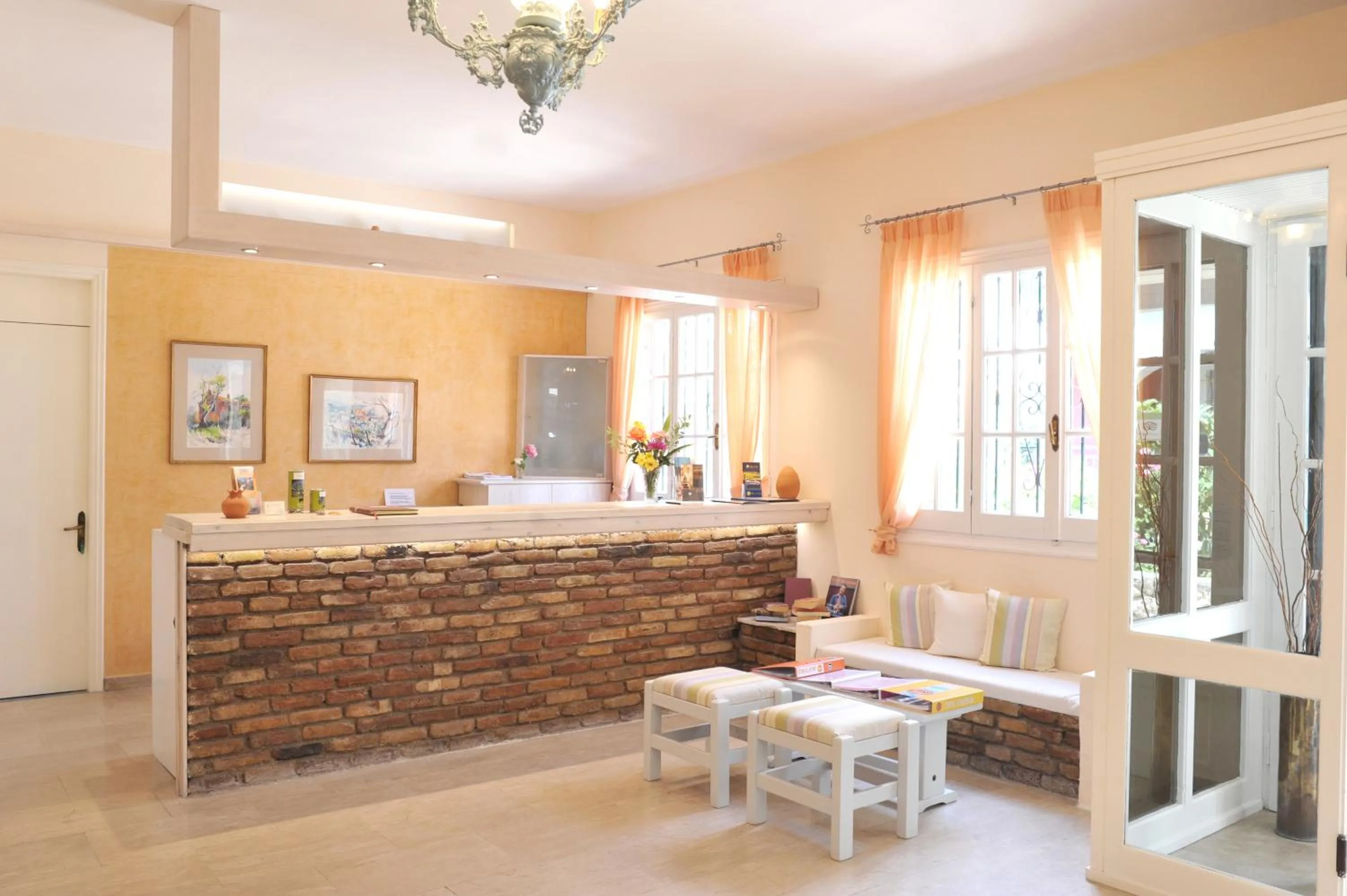 Lobby or reception in Iliada Beach Hotel