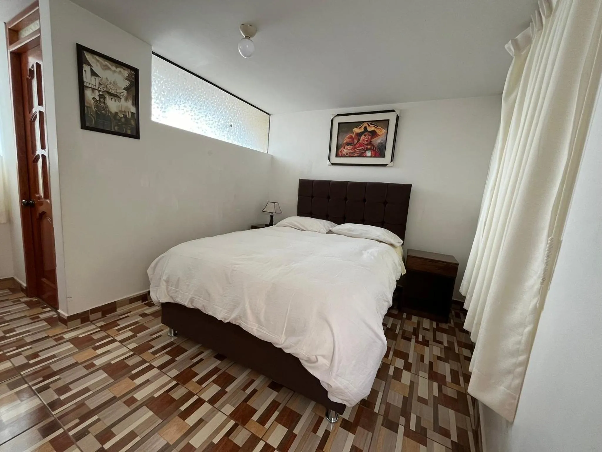 Bed in Hostal Apu Qhawarina