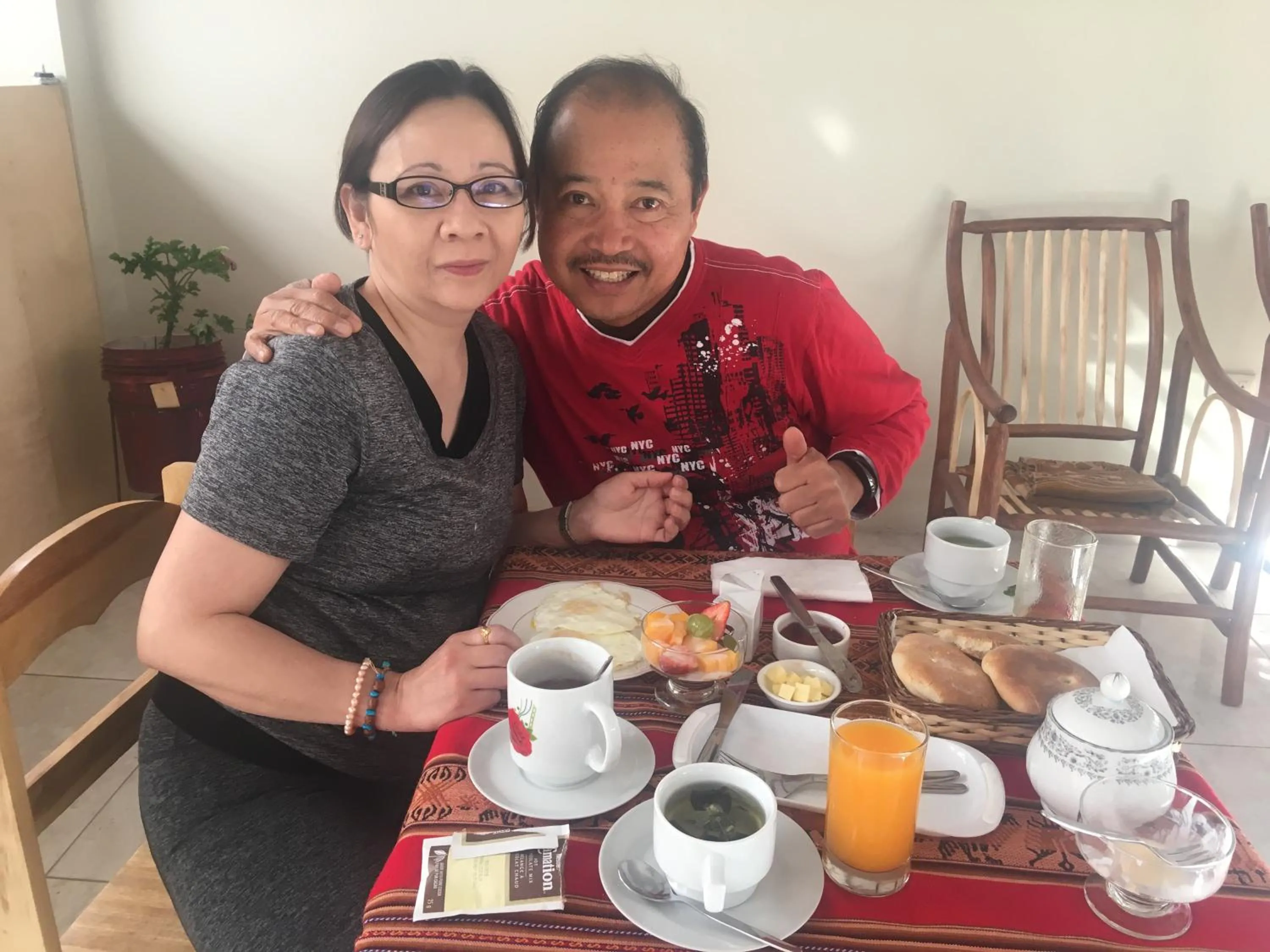 Guests in Hostal Apu Qhawarina