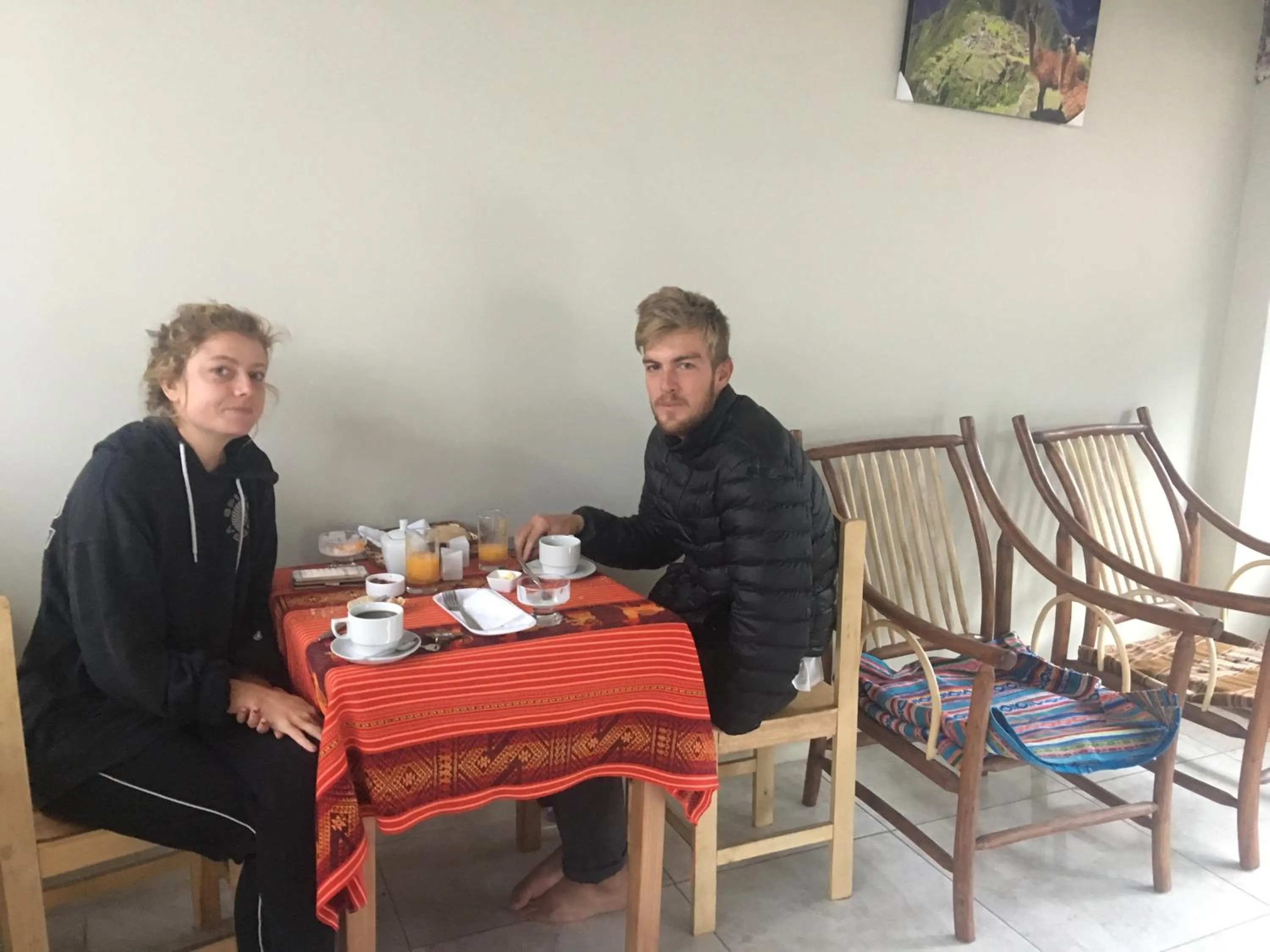 Guests in Hostal Apu Qhawarina