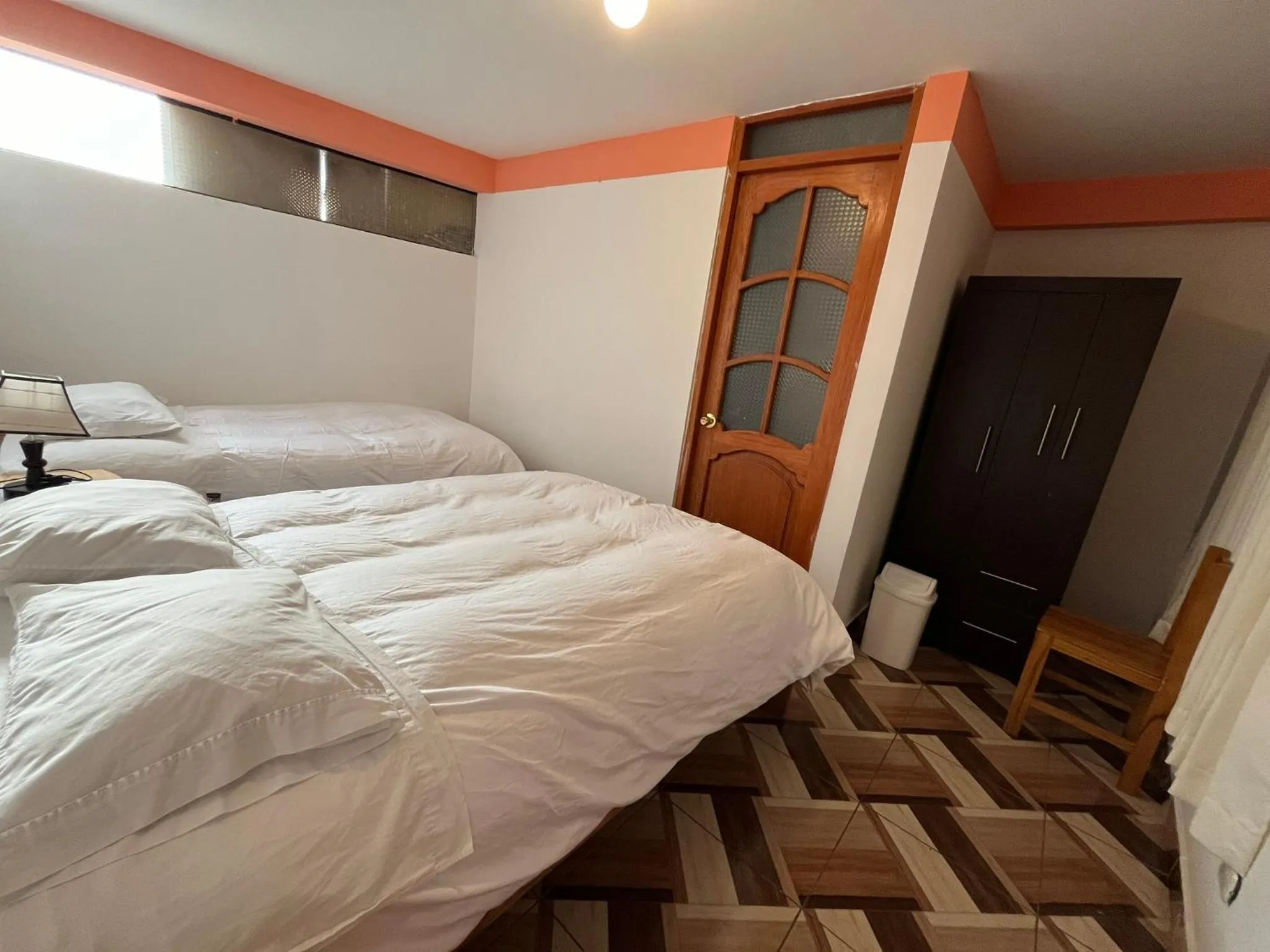 Bed in Hostal Apu Qhawarina