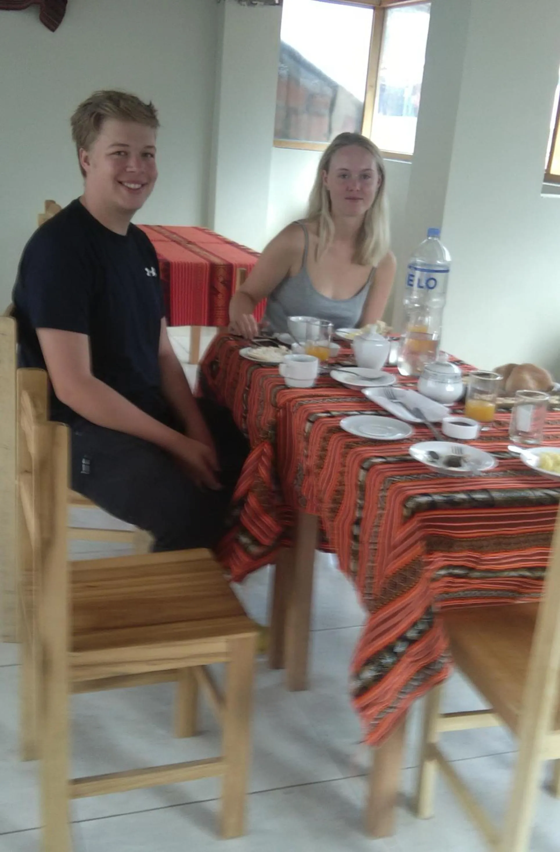 Guests in Hostal Apu Qhawarina