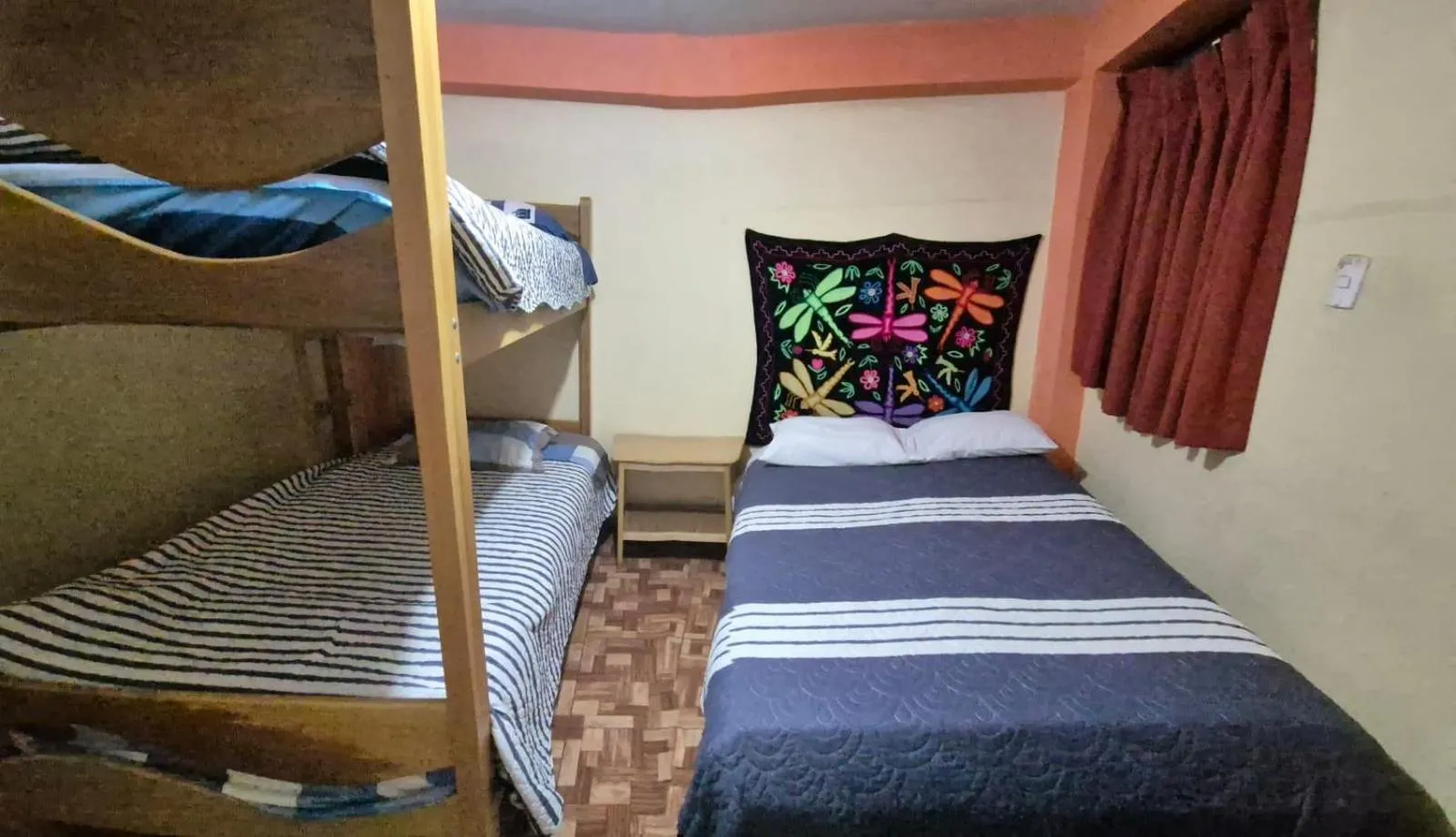 Bed in Hostal Apu Qhawarina