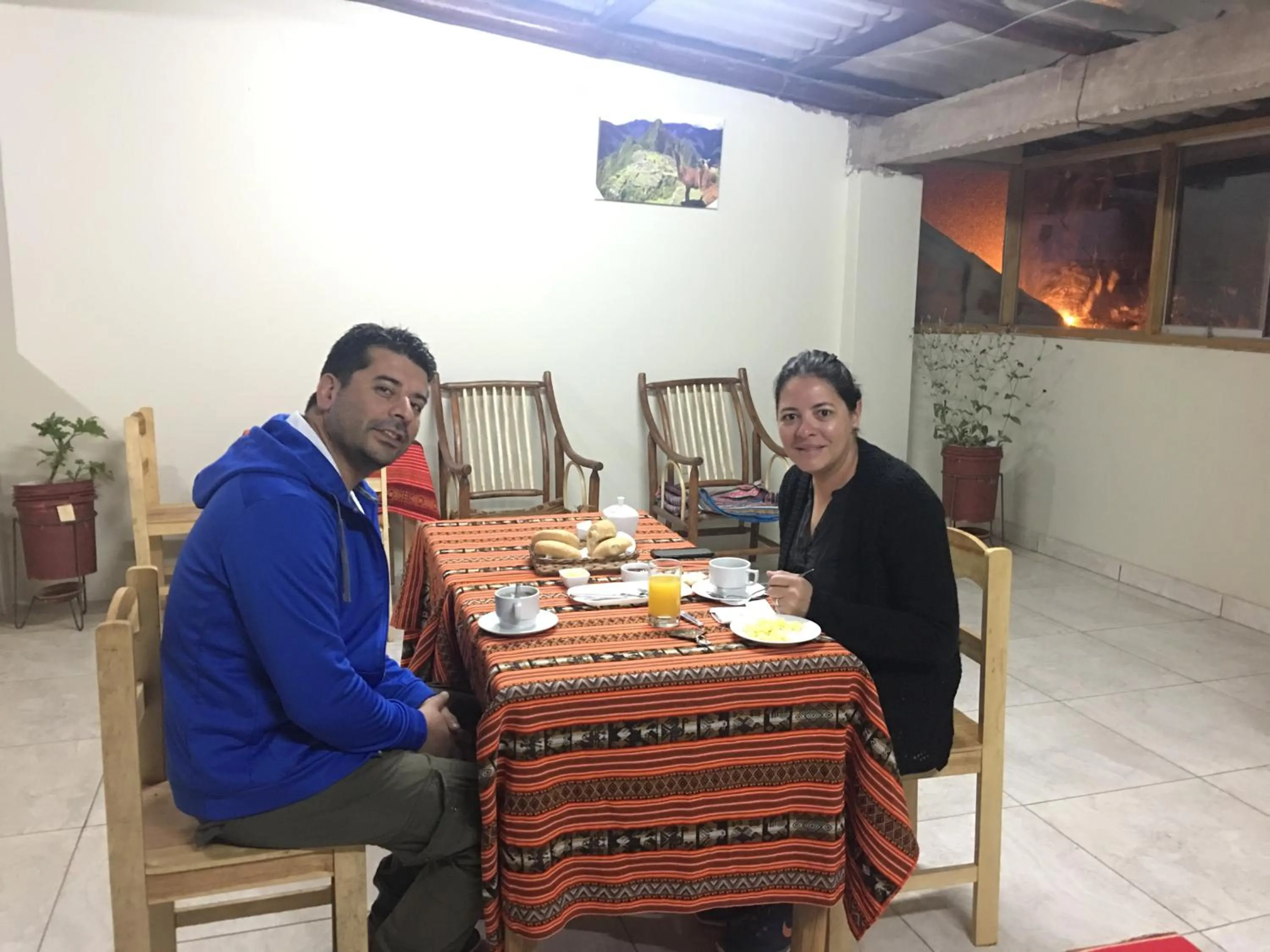 Guests in Hostal Apu Qhawarina