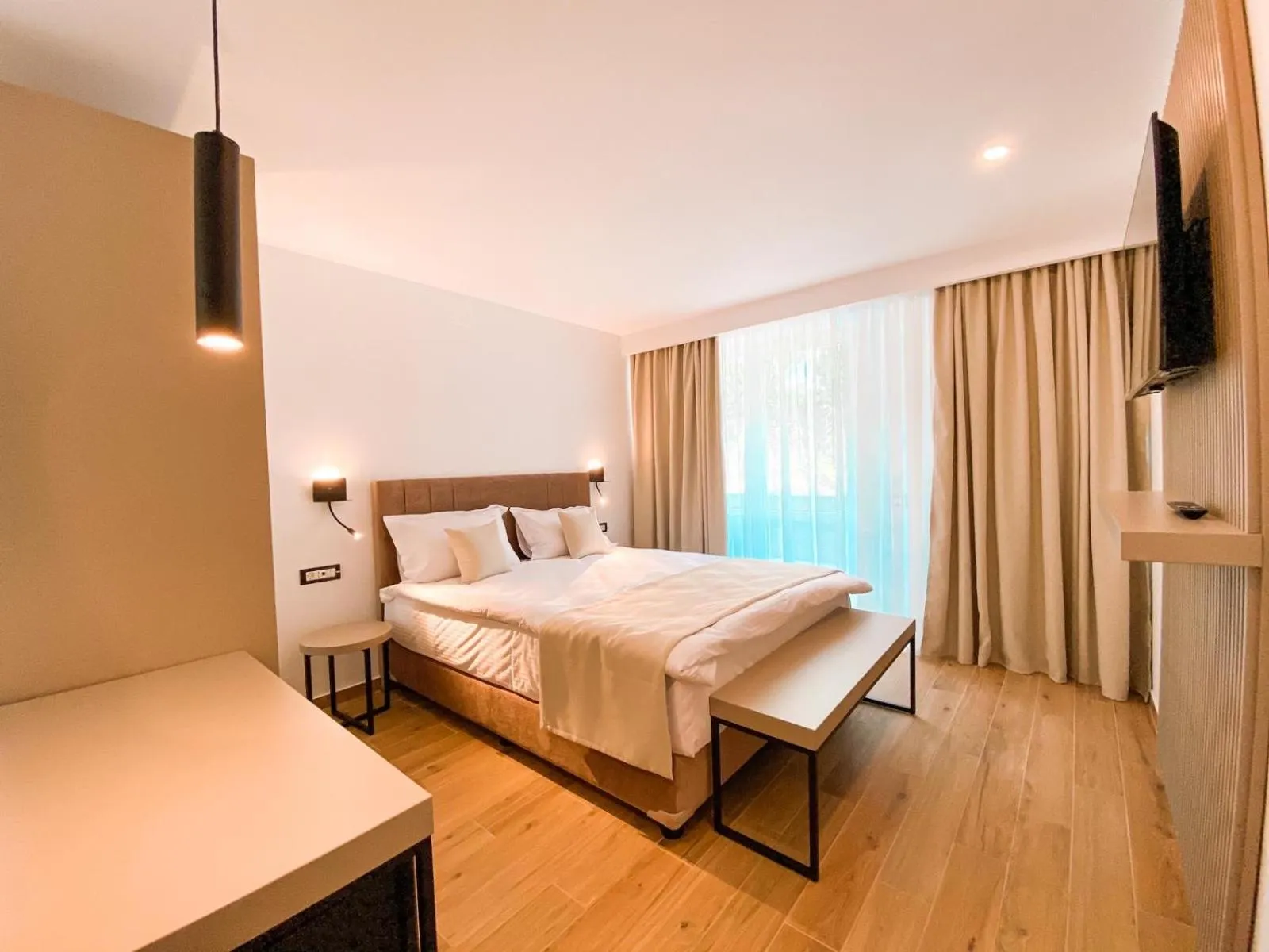 Bedroom, Bed in Hotel Corina