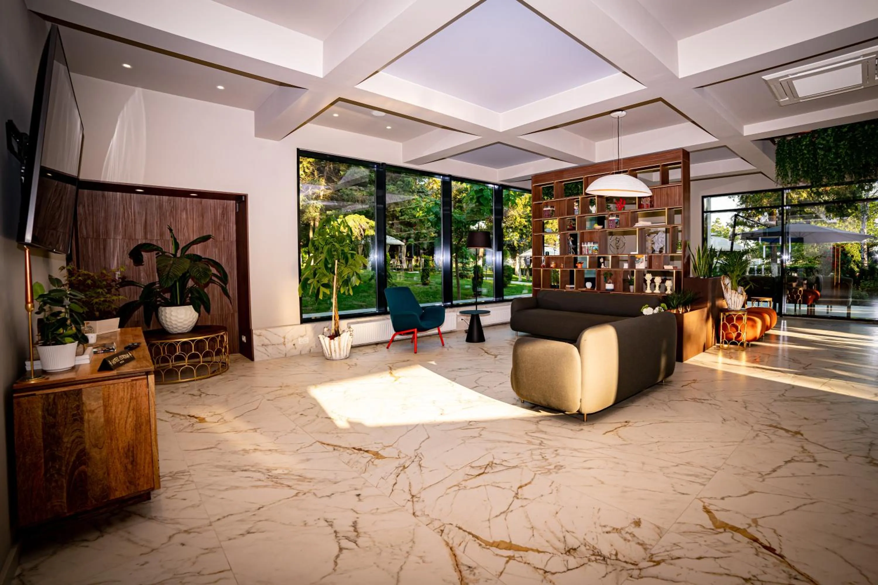 Lobby or reception in Hotel Corina