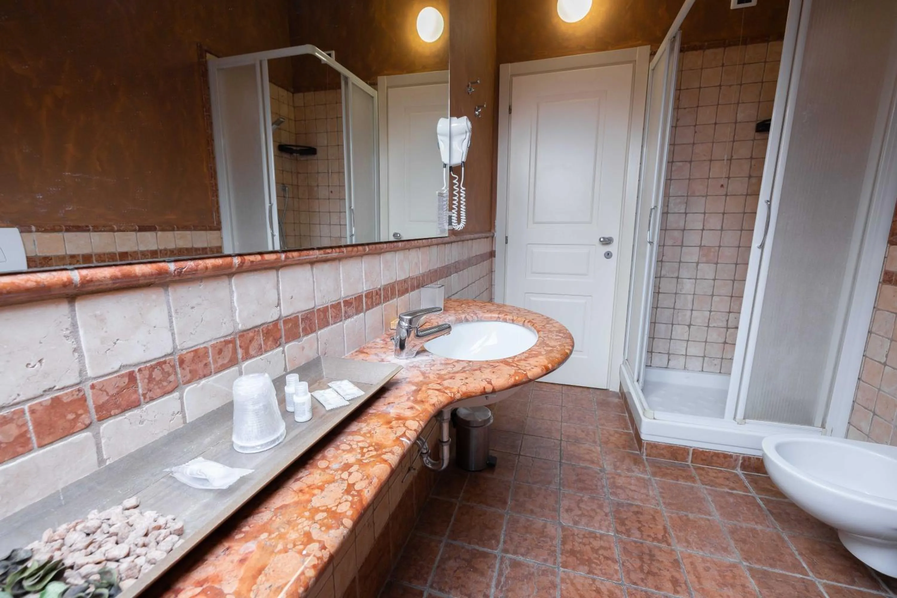 Shower in Hotel La Fertè