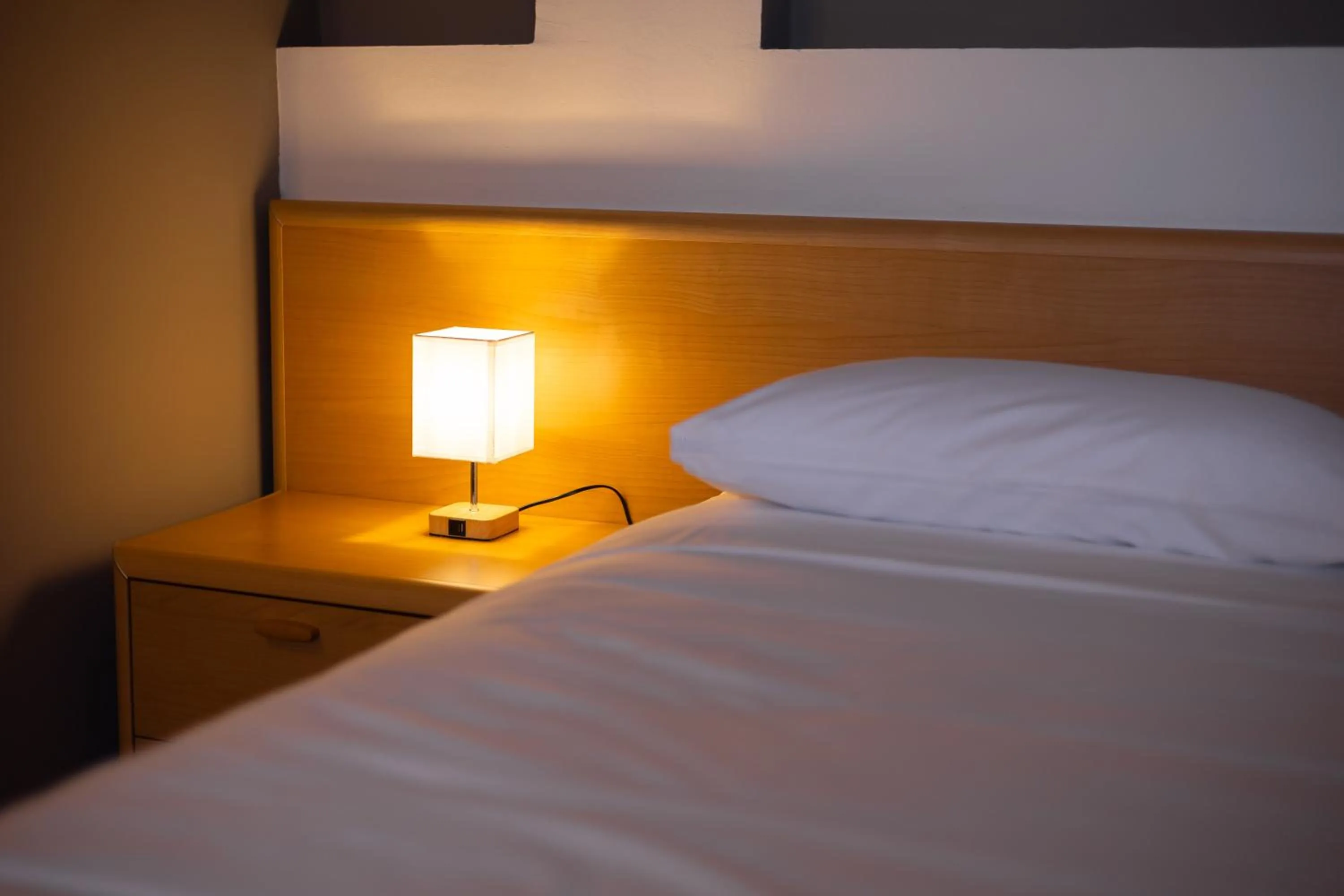 Bed in Hotel La Fertè