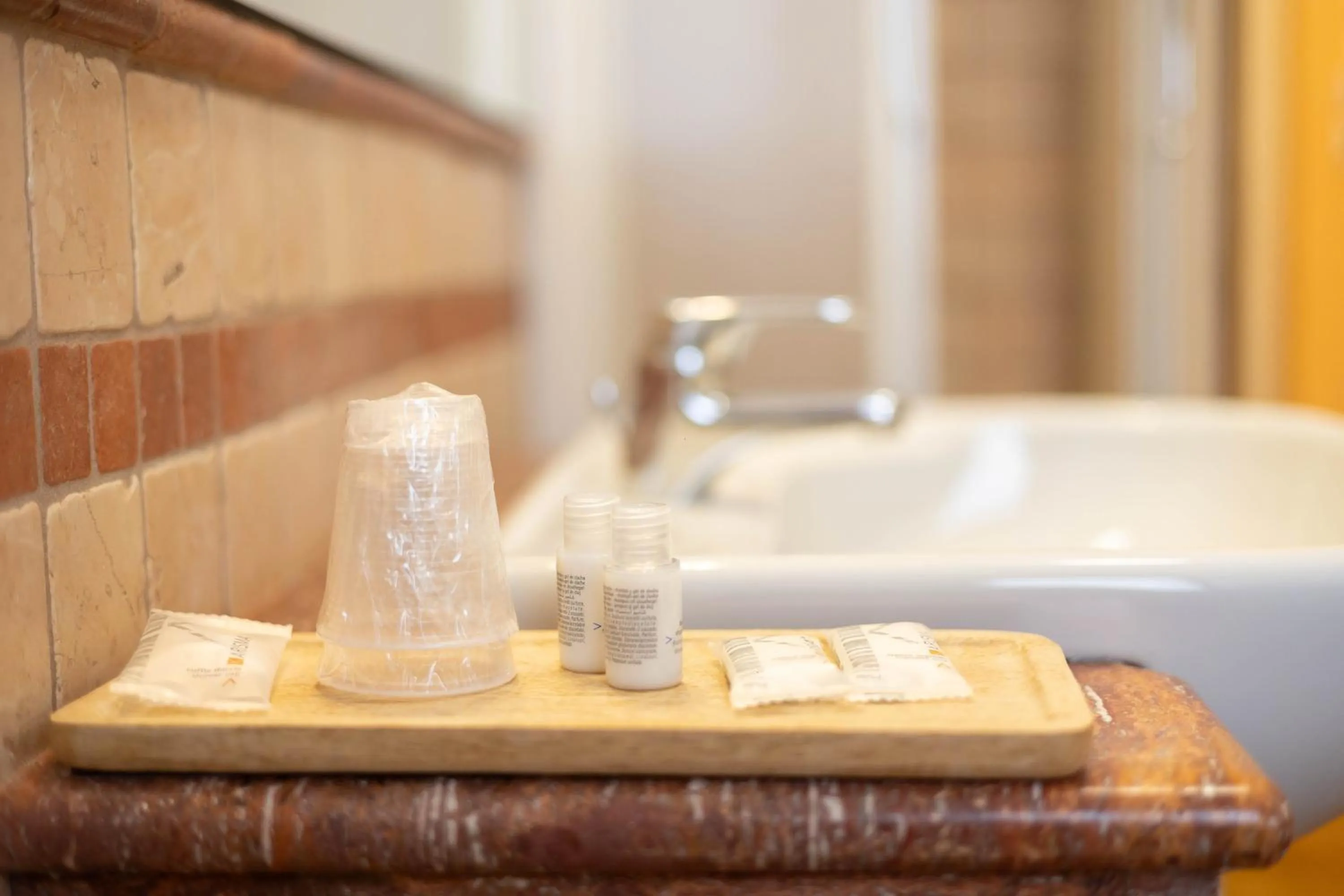 Bathroom in Hotel La Fertè