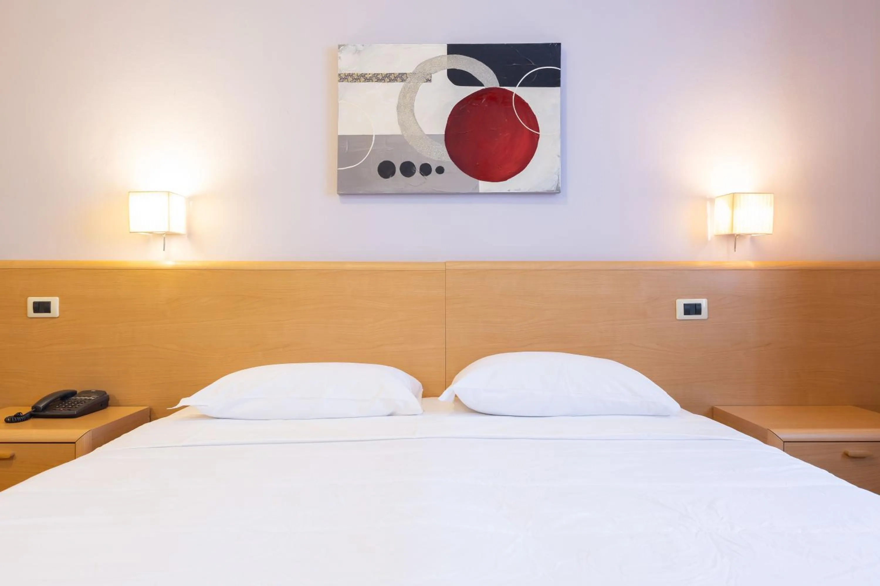 Bed in Hotel La Fertè