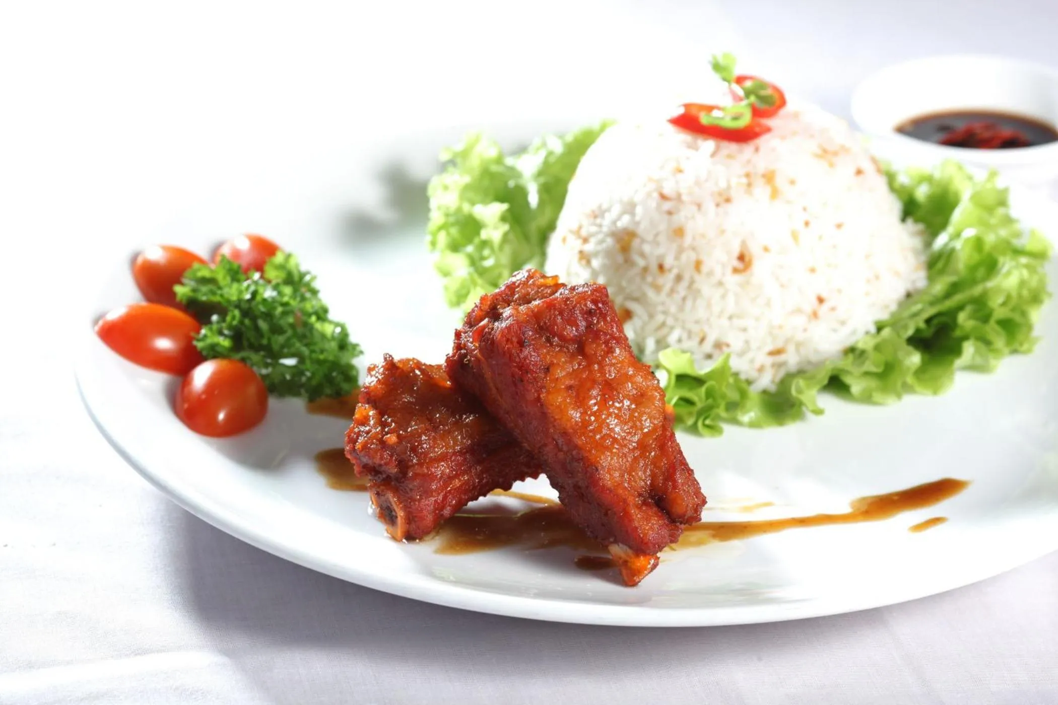 Asian breakfast in Bot Bien Homestay