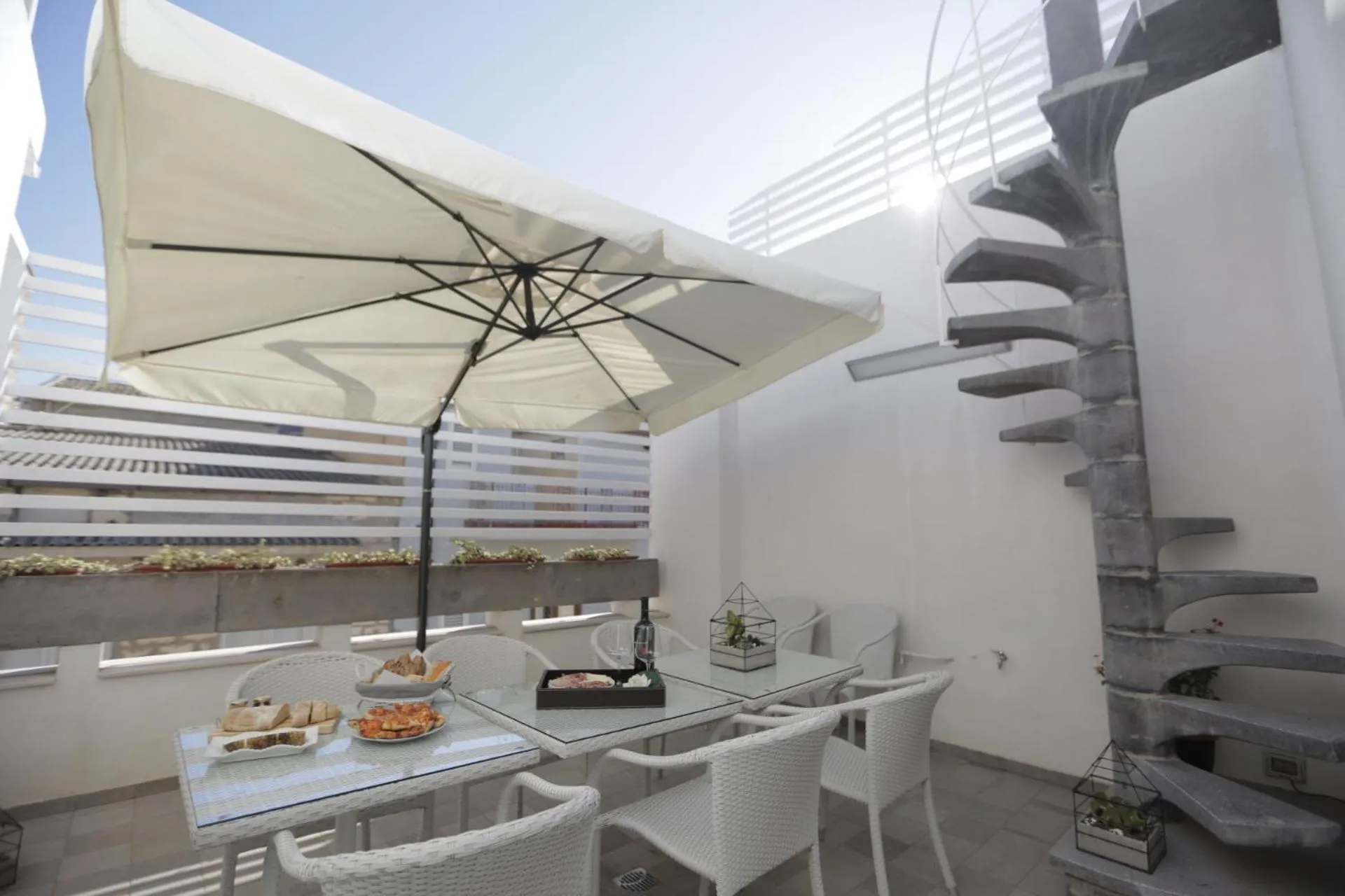 Balcony/Terrace in Piccola Caracas B&B