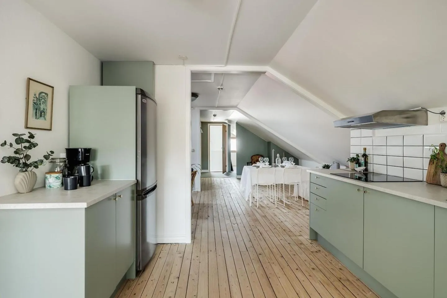 Kitchen or kitchenette in Pensionat Enehall