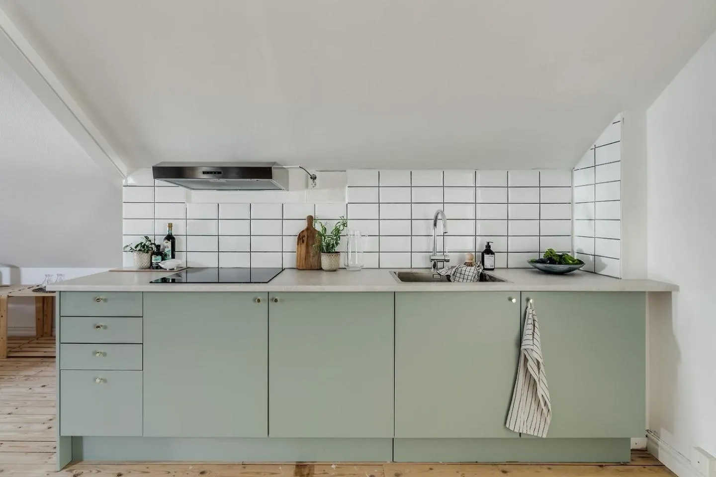 Kitchen or kitchenette in Pensionat Enehall