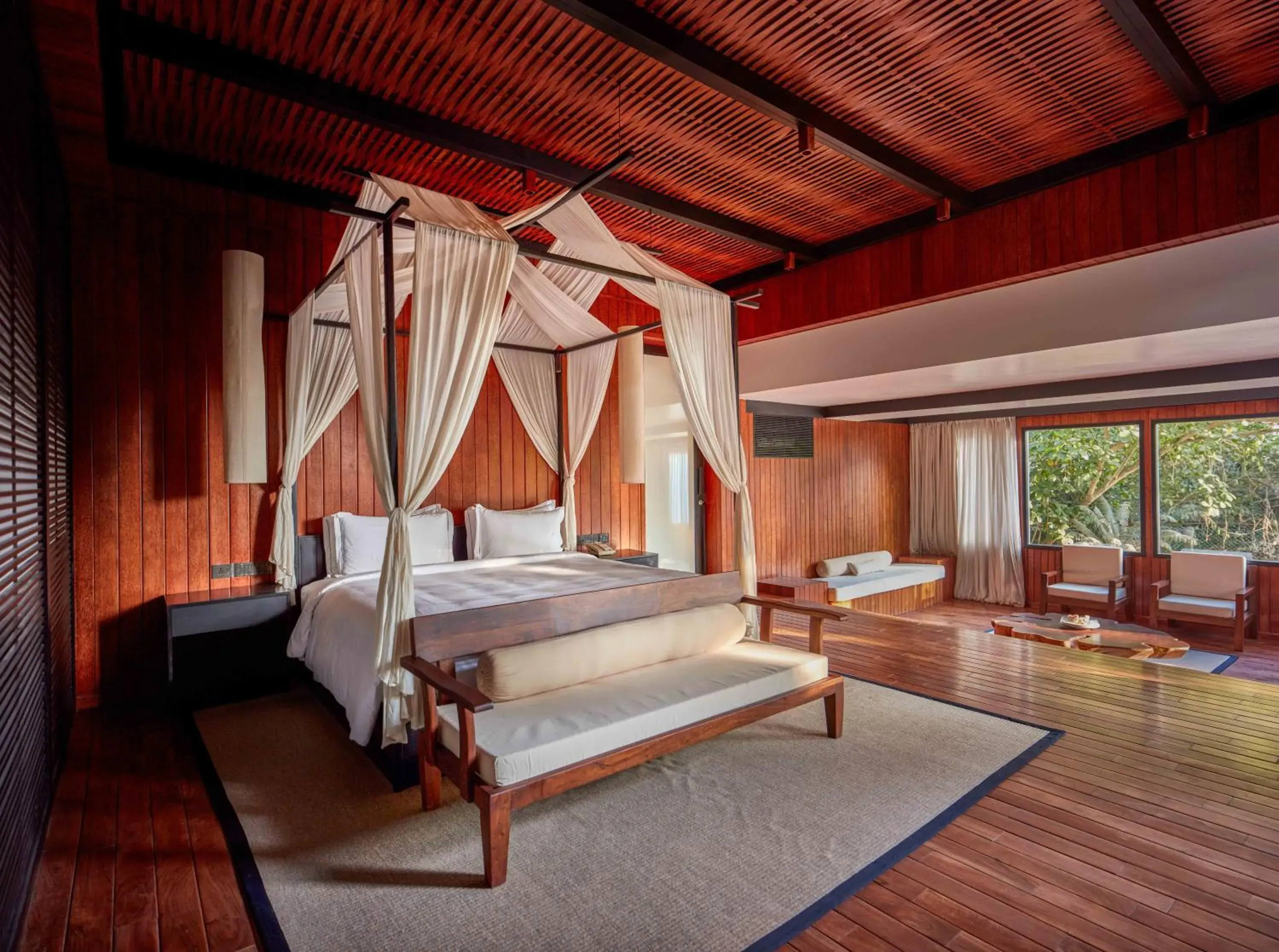 Bed in Taj Exotica Resort & Spa, Andamans Bed in Taj Exotica Resort & Spa, Andamans
