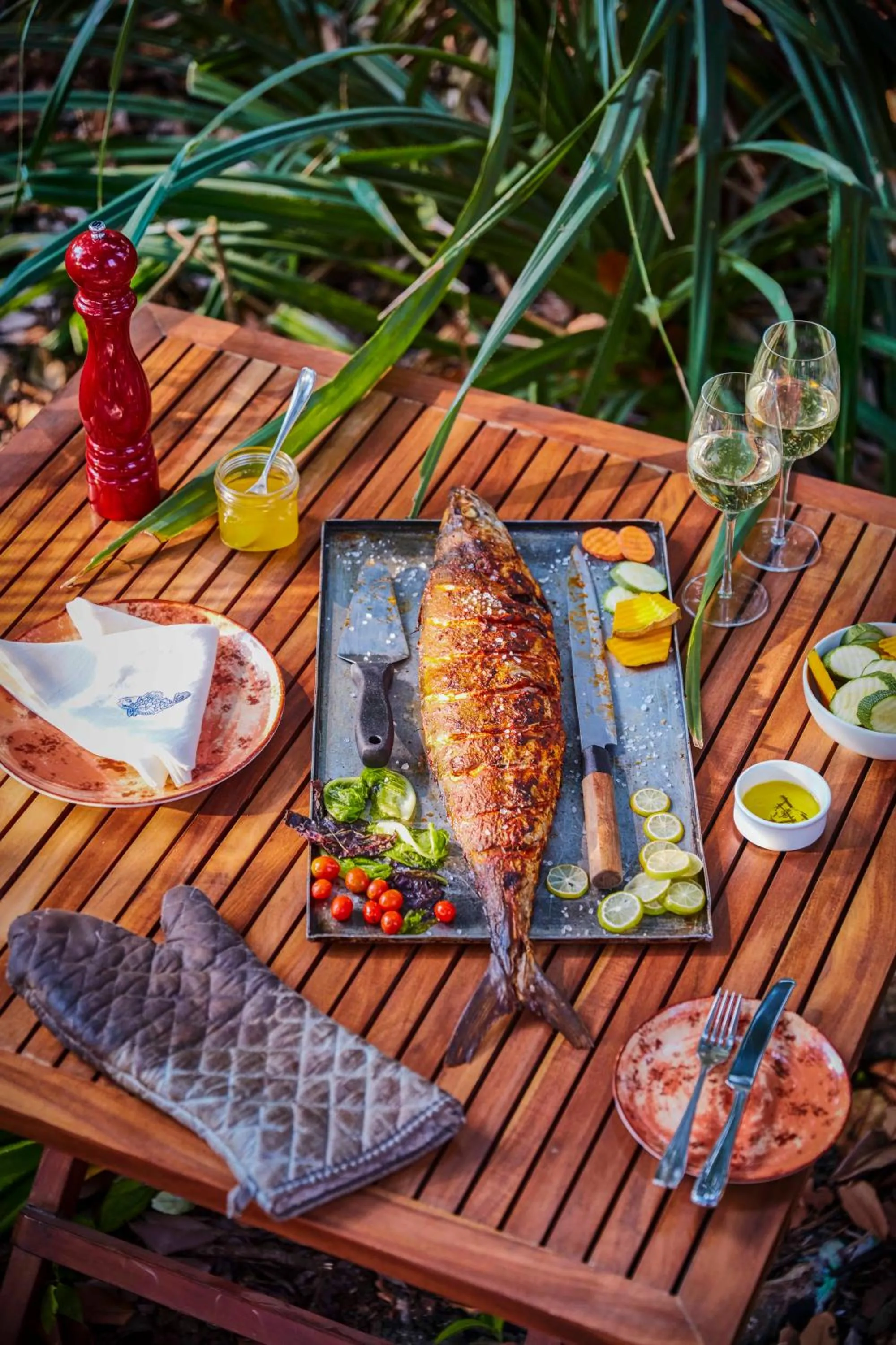 Food close-up in Taj Exotica Resort & Spa, Andamans