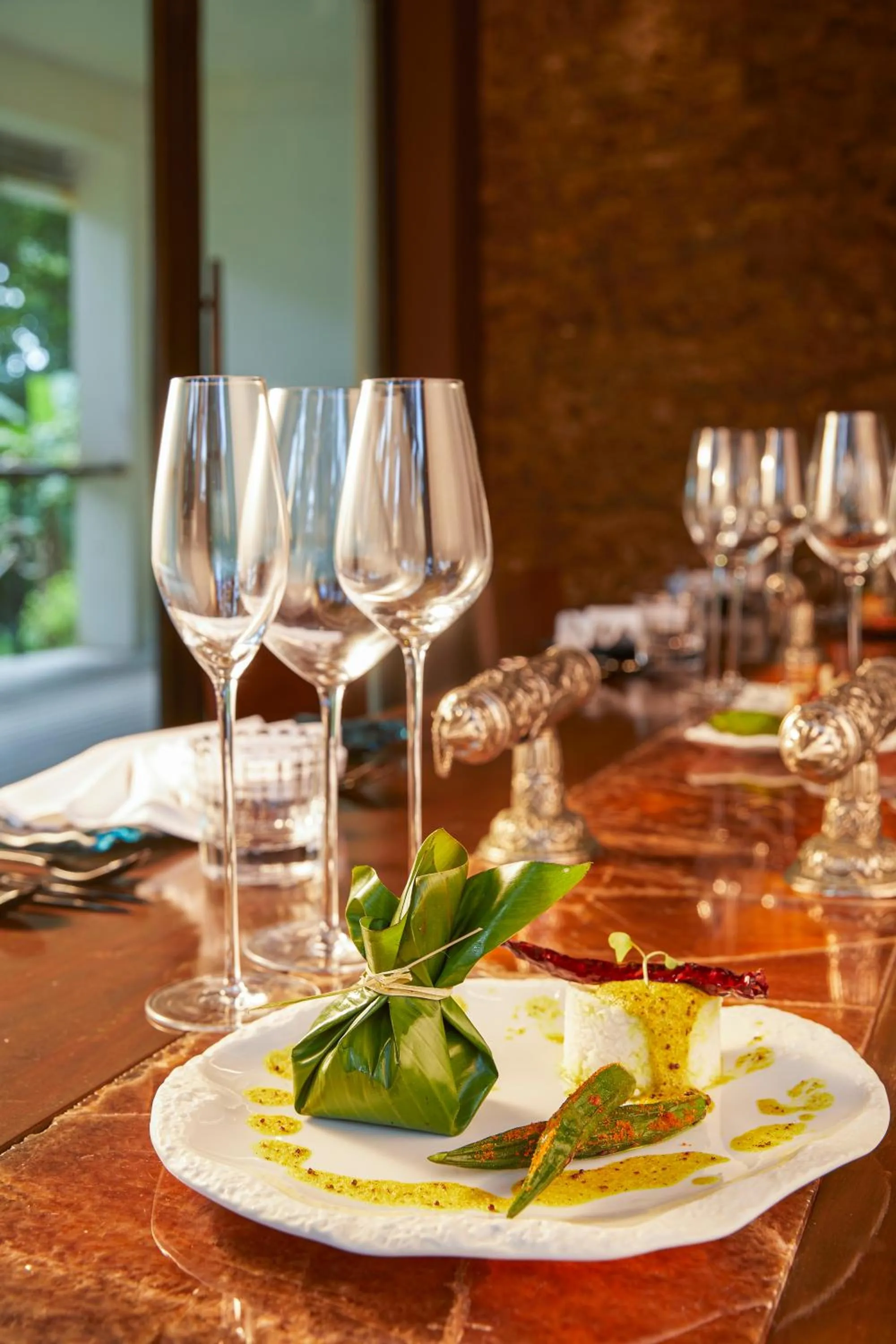Food close-up in Taj Exotica Resort & Spa, Andamans