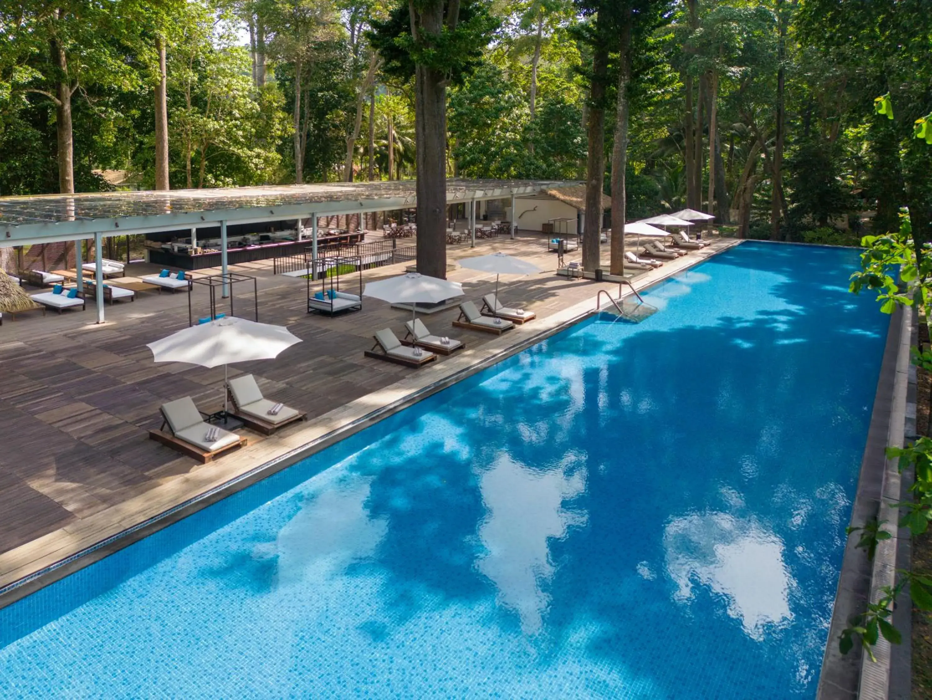 Swimming pool in Taj Exotica Resort & Spa, Andamans Swimming pool in Taj Exotica Resort & Spa, Andamans