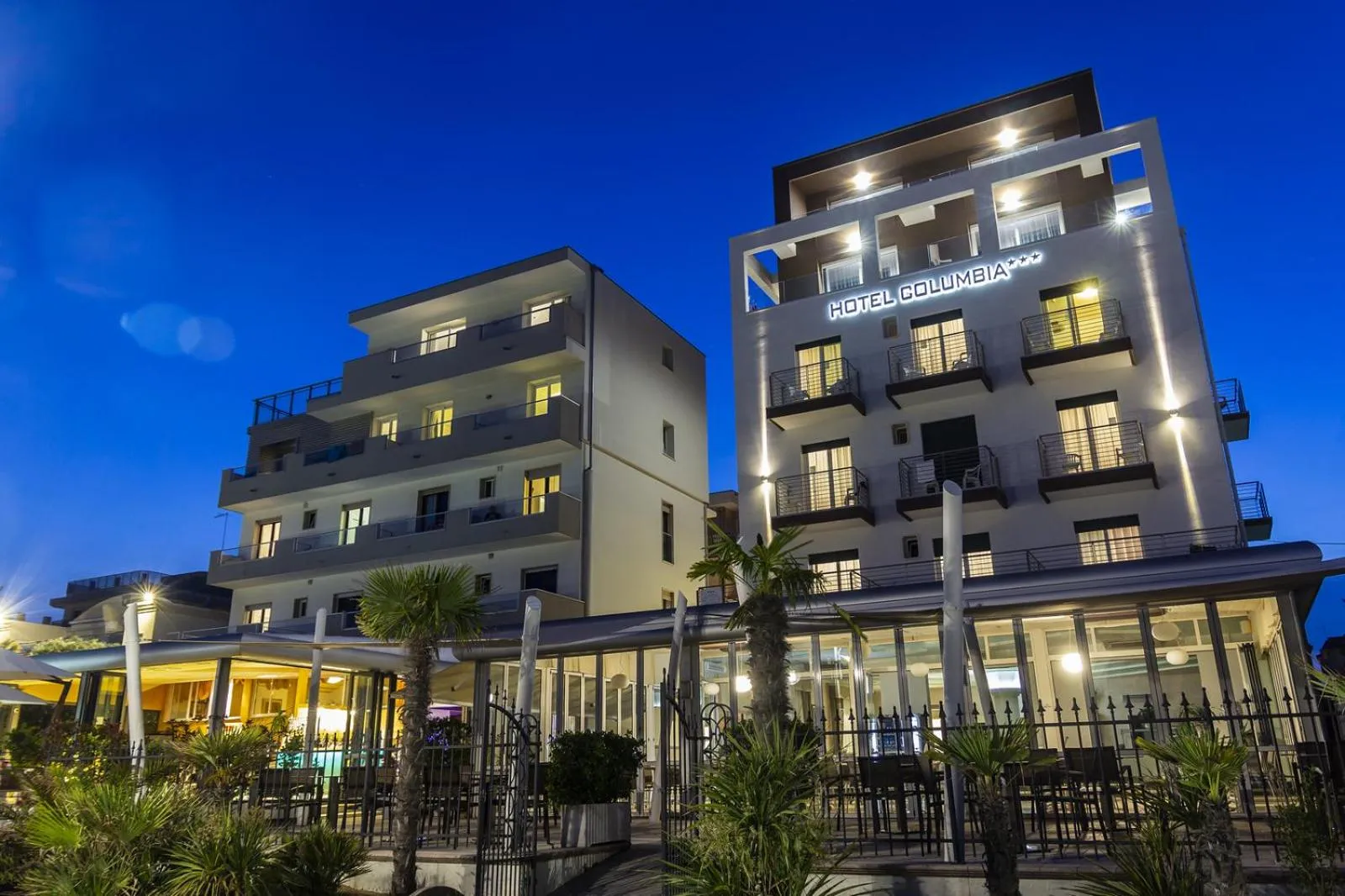 Property building in Hotel Columbia & Ninfea