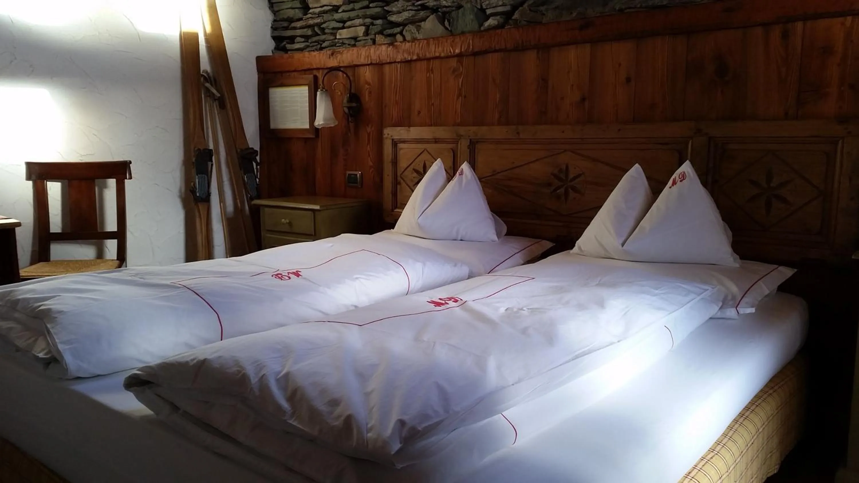 Bedroom in Eco Chalet Maison Dominique