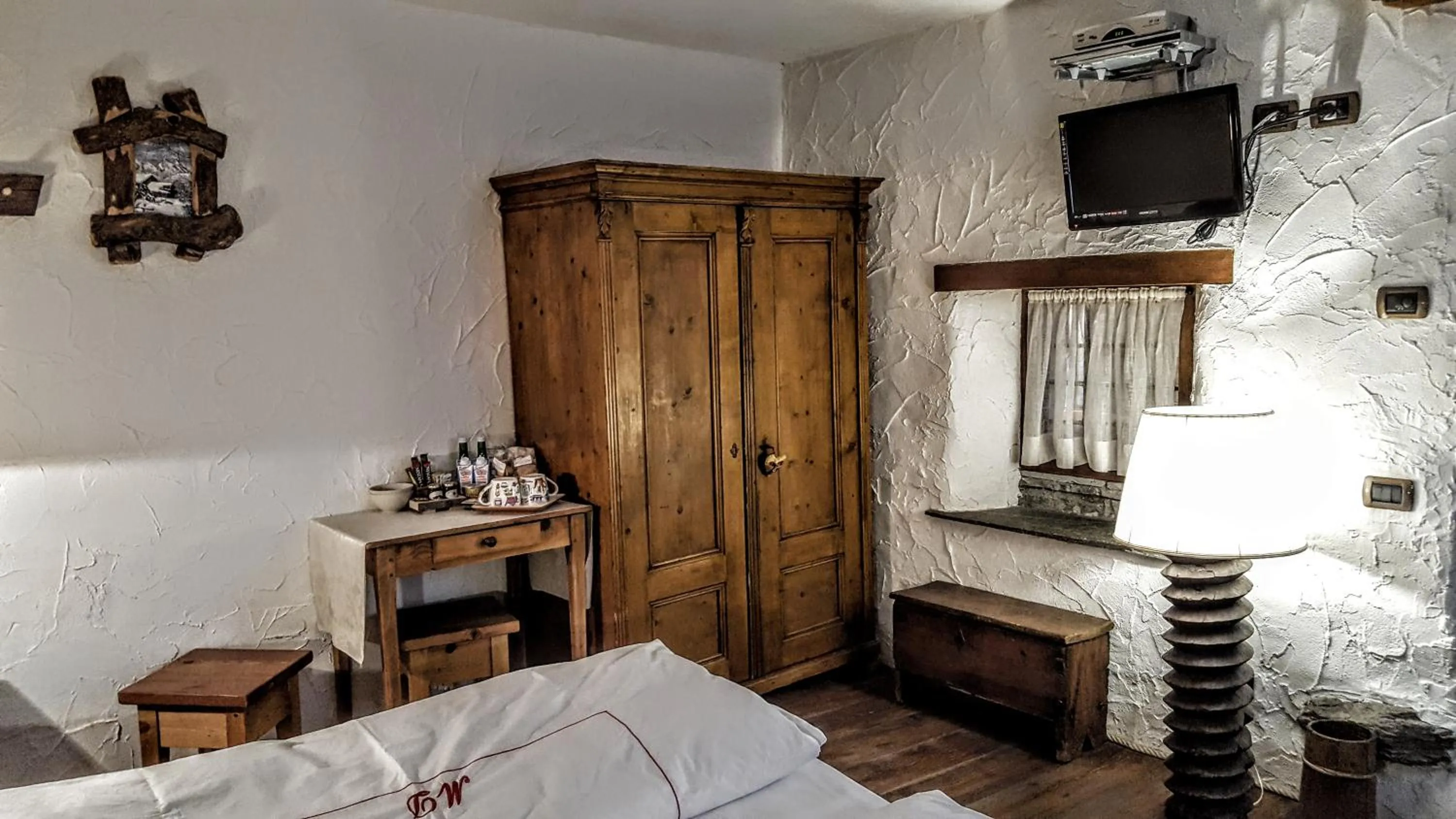 Bedroom in Eco Chalet Maison Dominique