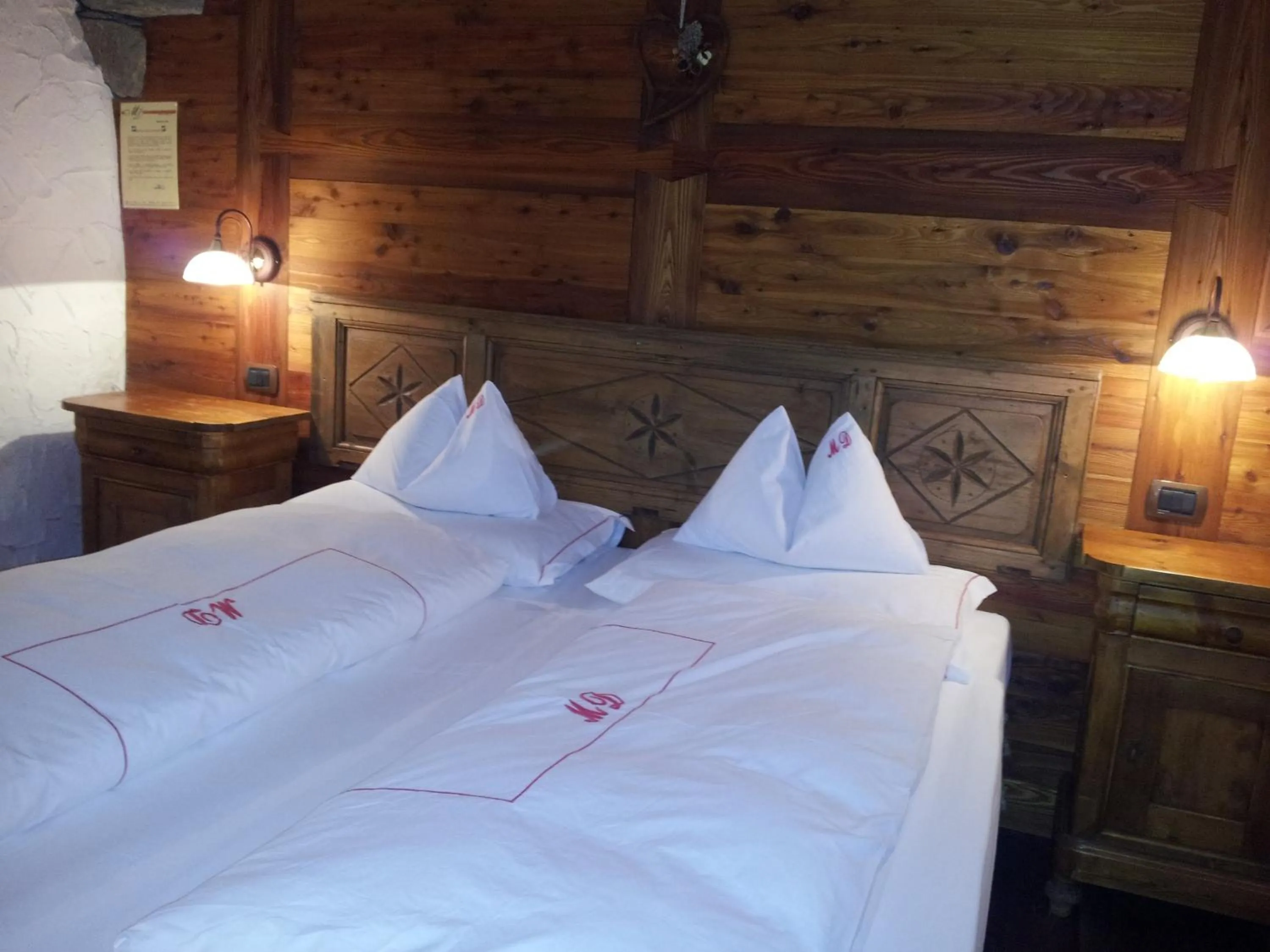 Bedroom in Eco Chalet Maison Dominique